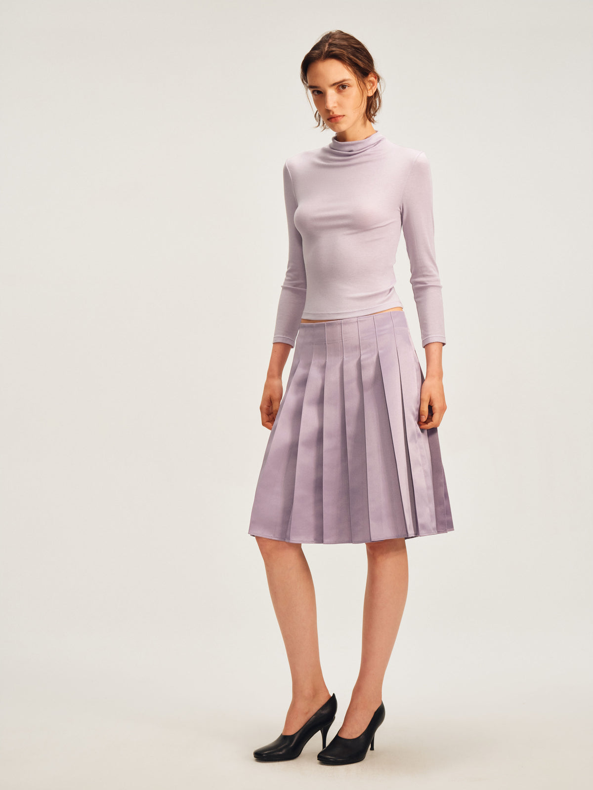 Soft Classic Pleated Skirt