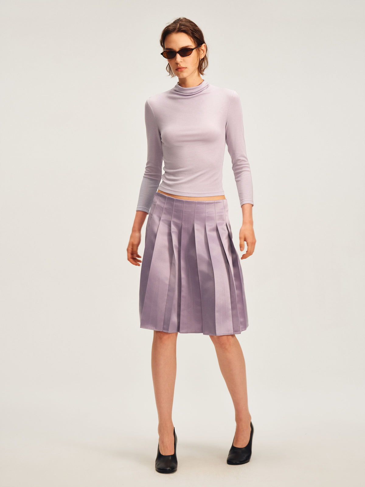 Soft Classic Pleated Skirt