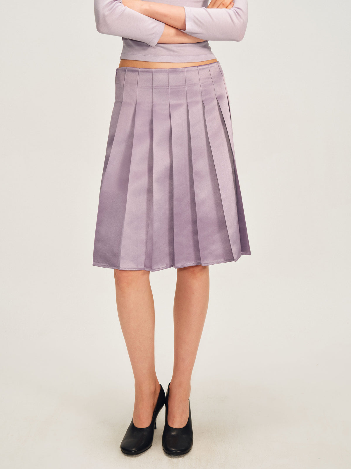Soft Classic Pleated Skirt