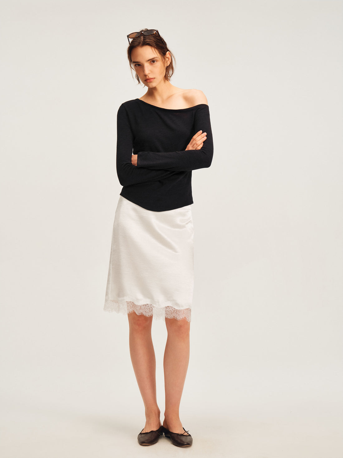 Soft Classic Off-Shoulder Top