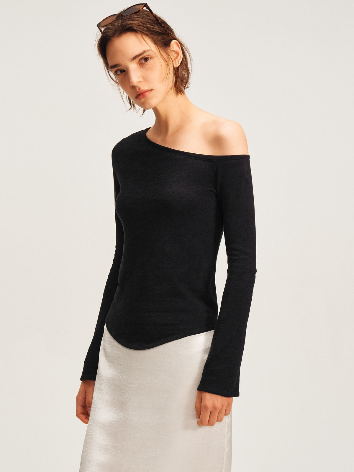 Soft Classic Off-Shoulder Top