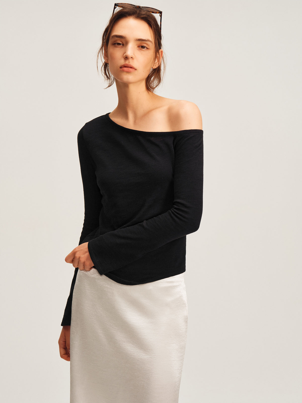 Soft Classic Off-Shoulder Top