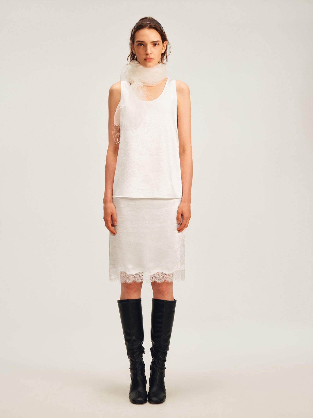 The Lumière Satin Skirt