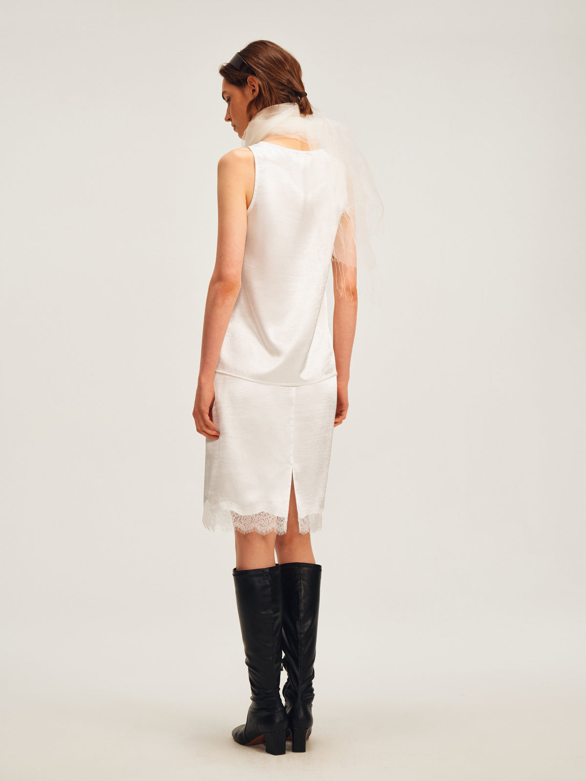 The Lumière Satin Skirt