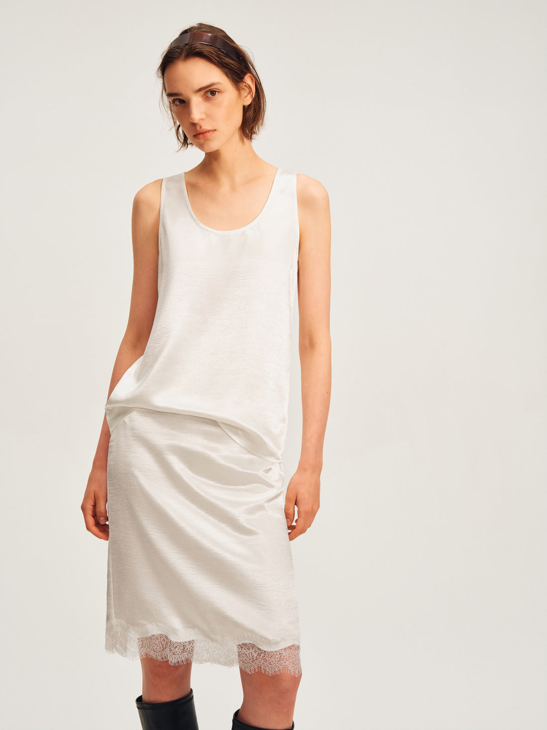 The Lumière Satin Tank