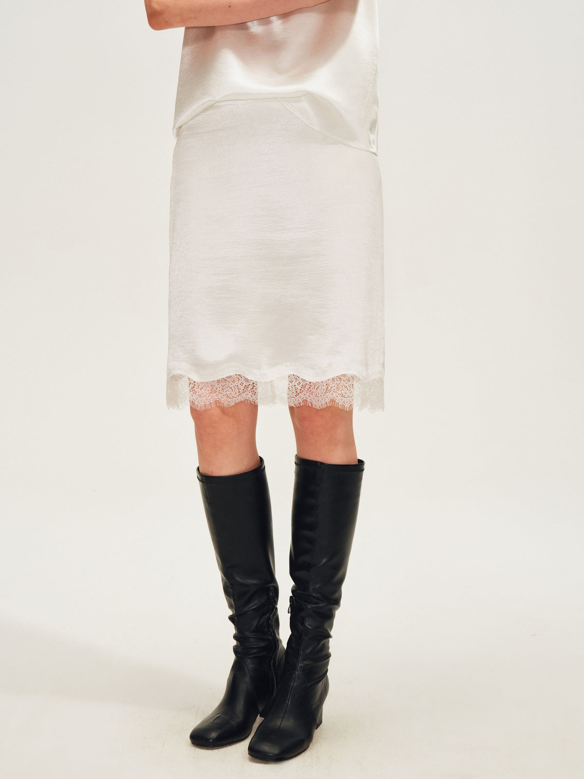 The Lumière Satin Skirt