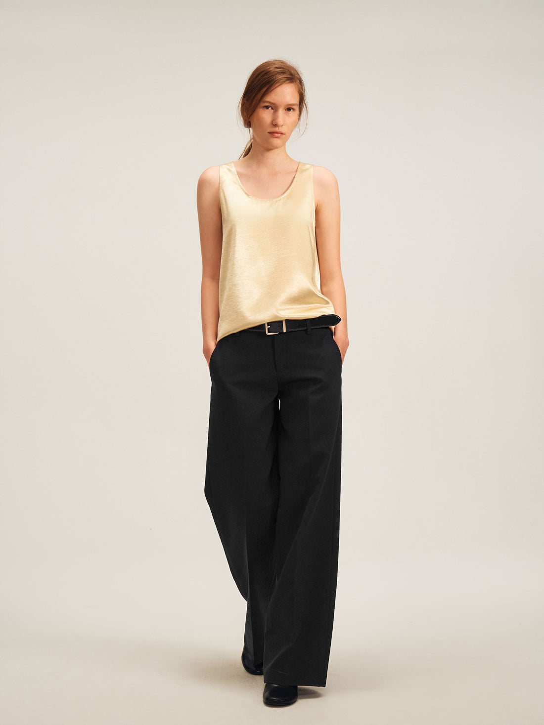 Pleated Tailored Trousers