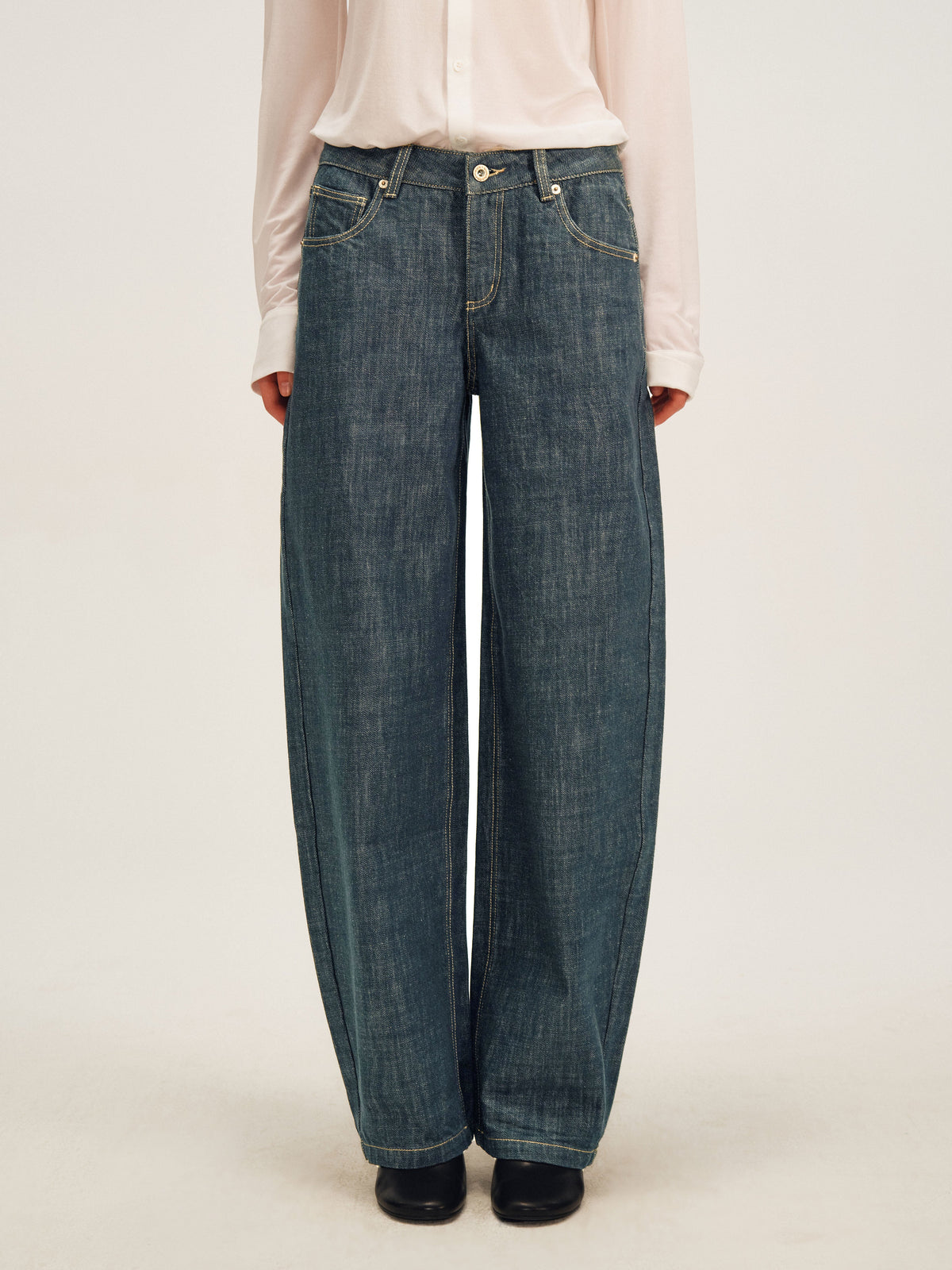 The Vintage Teal Jeans