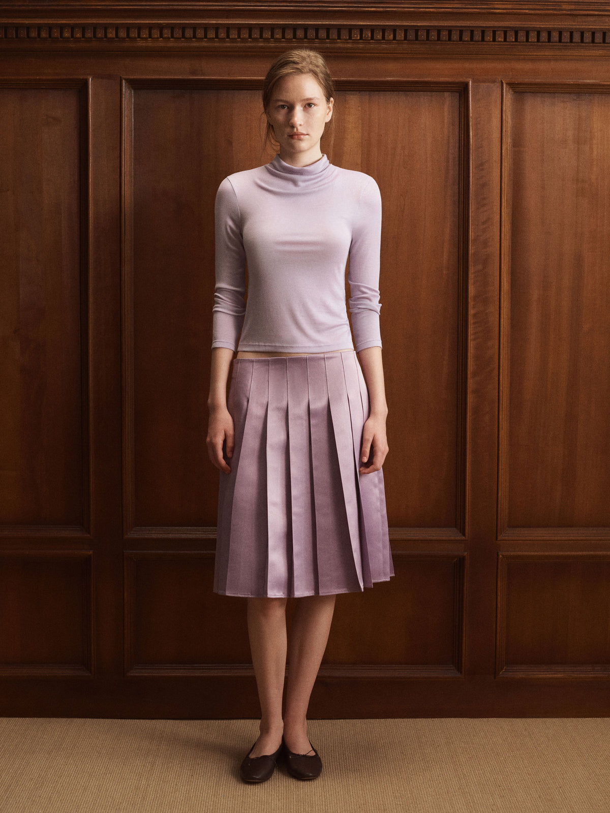 Soft Classic Pleated Skirt