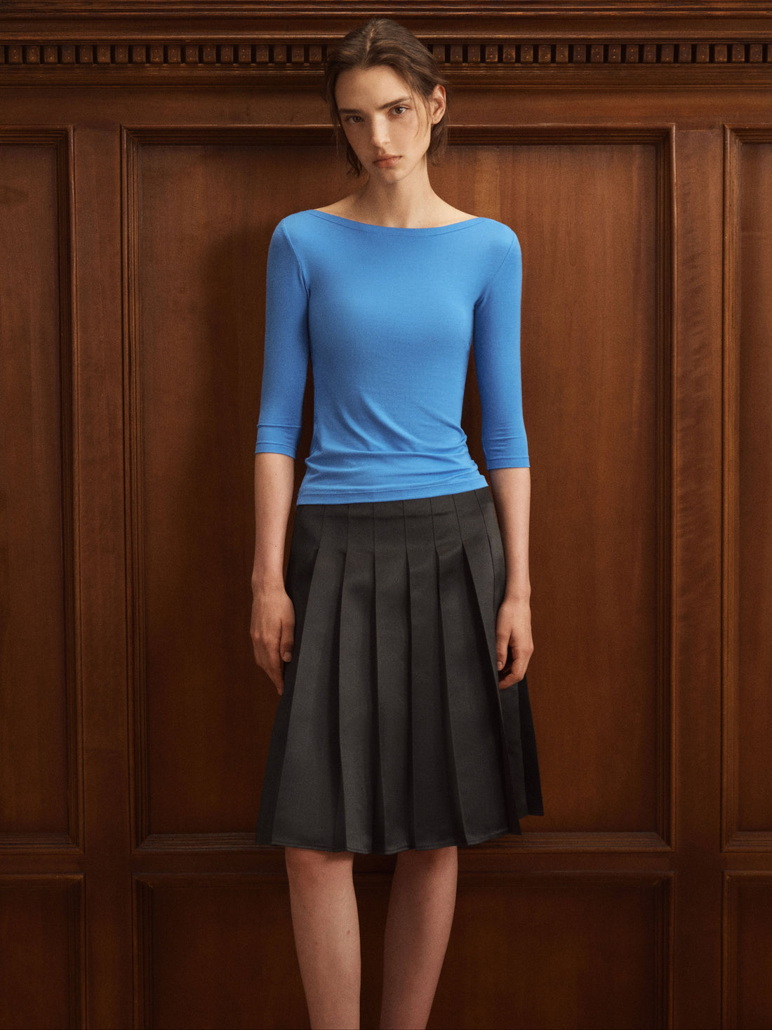 Soft Classic Pleated Skirt