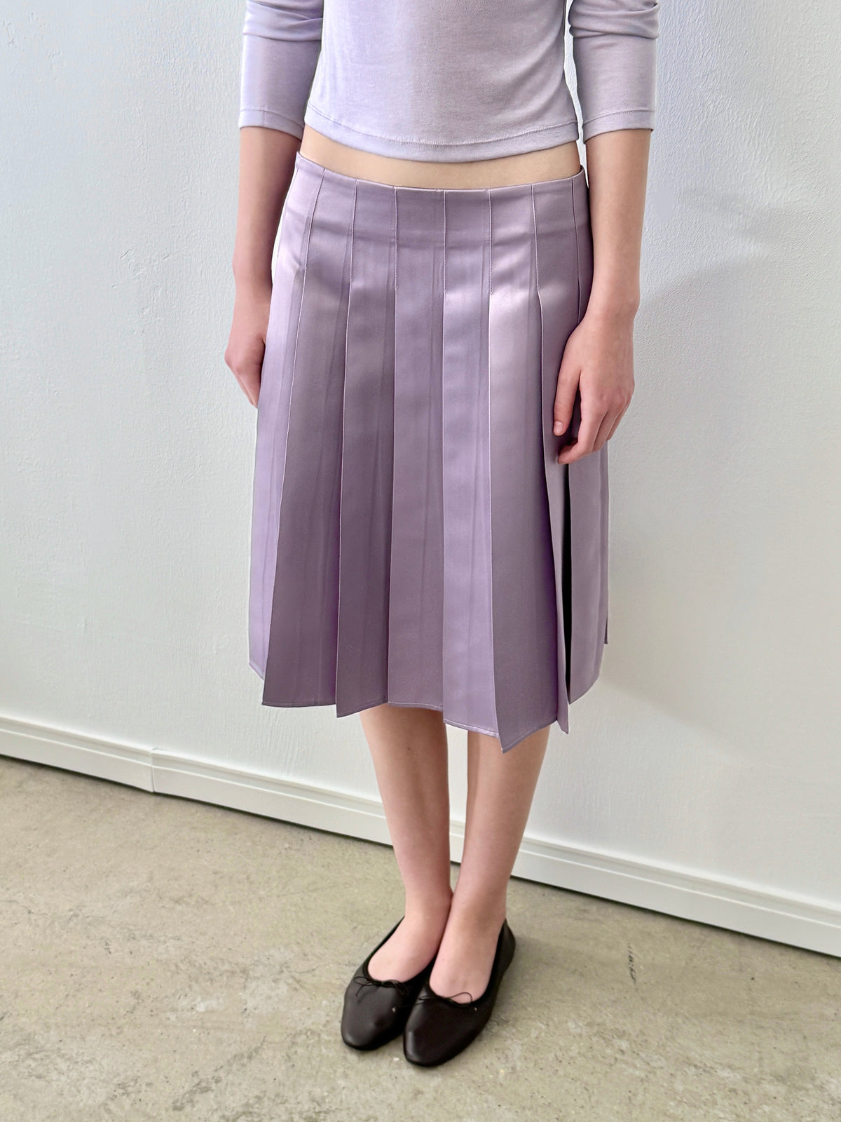 Soft Classic Pleated Skirt