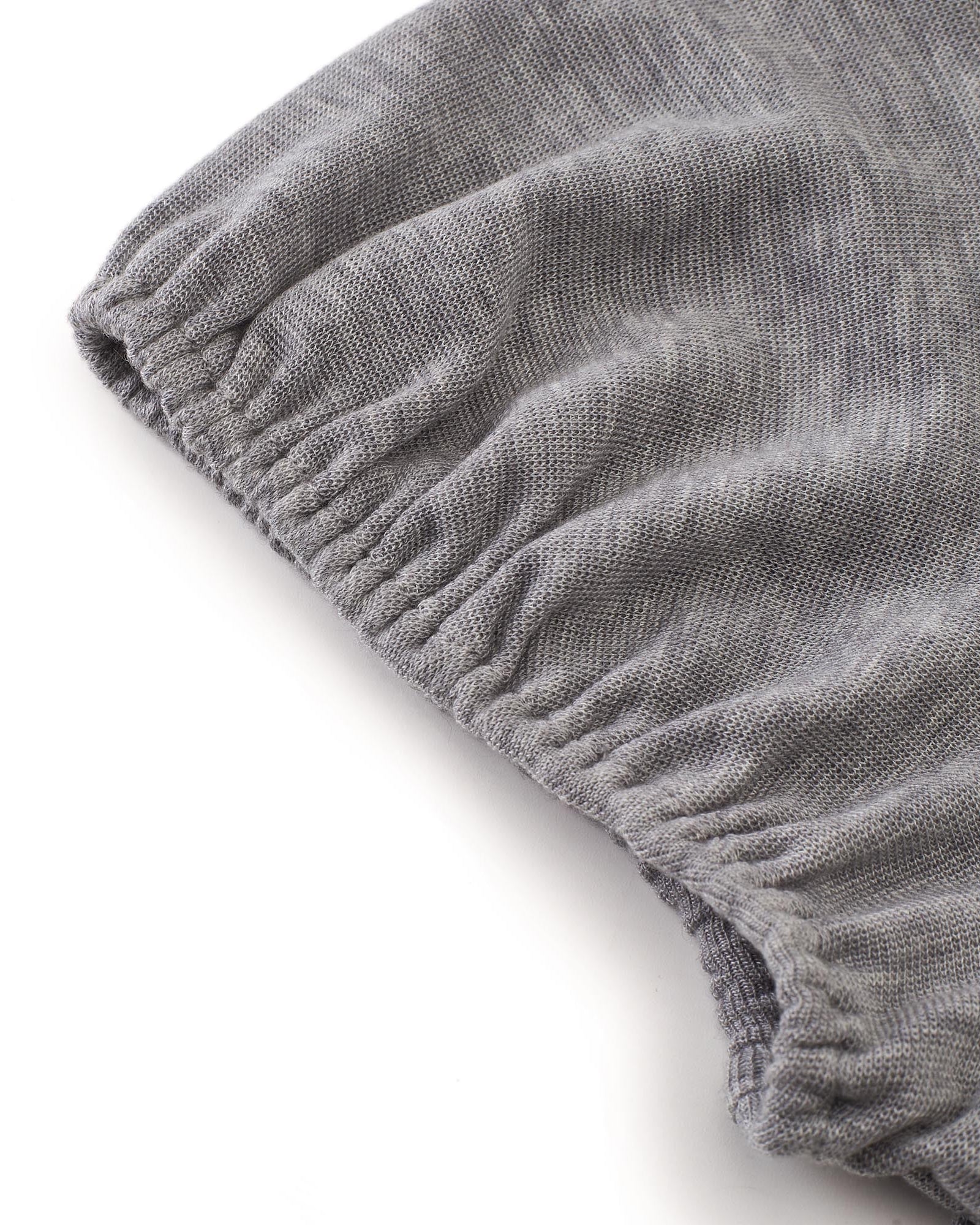 Contrast Layered Puff Sleeve Top