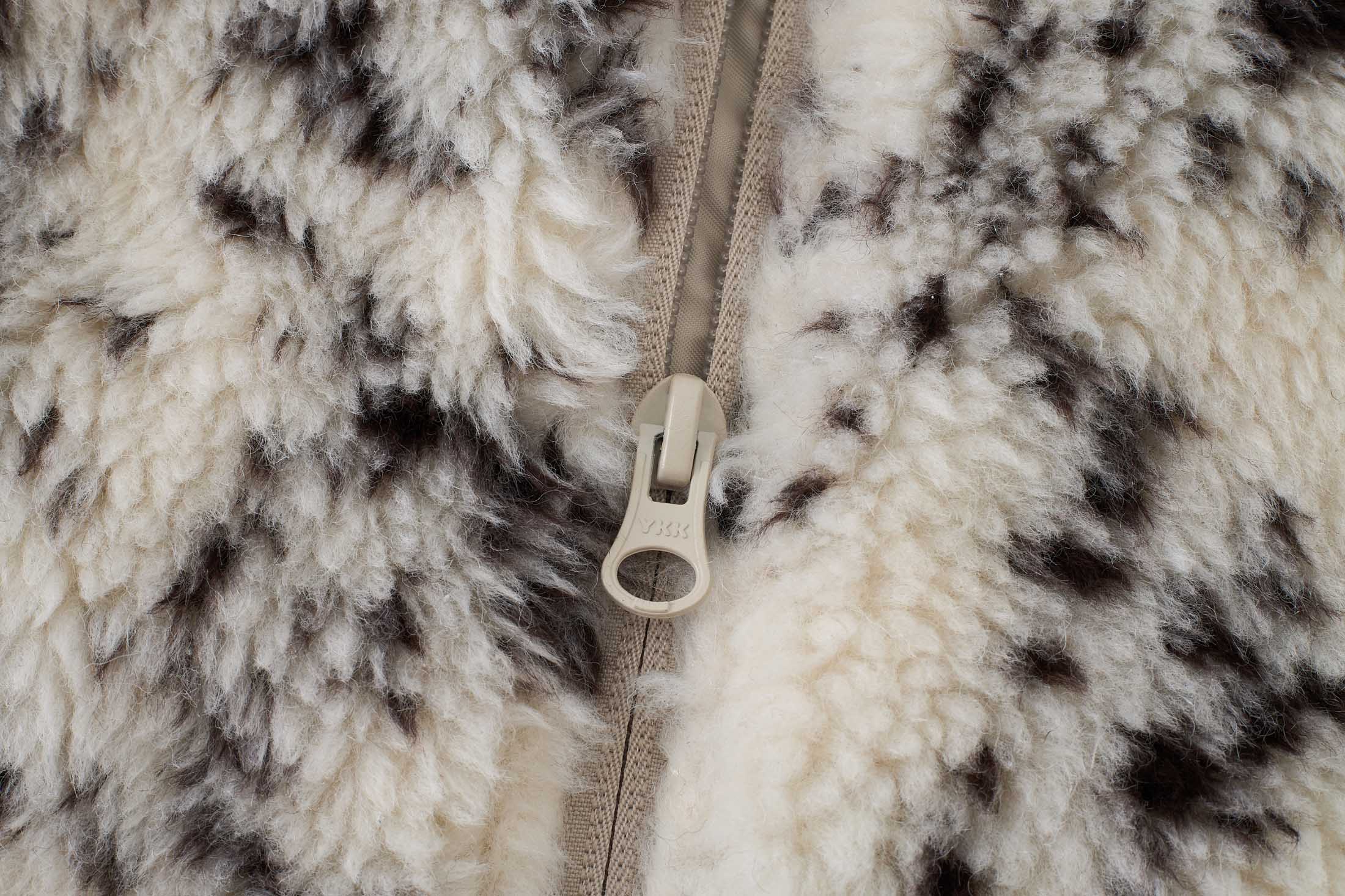 Faux Shearling Spot Vest