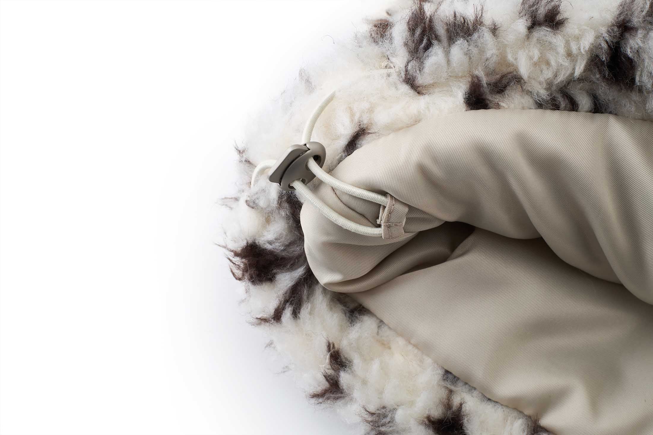 Faux Shearling Spot Vest