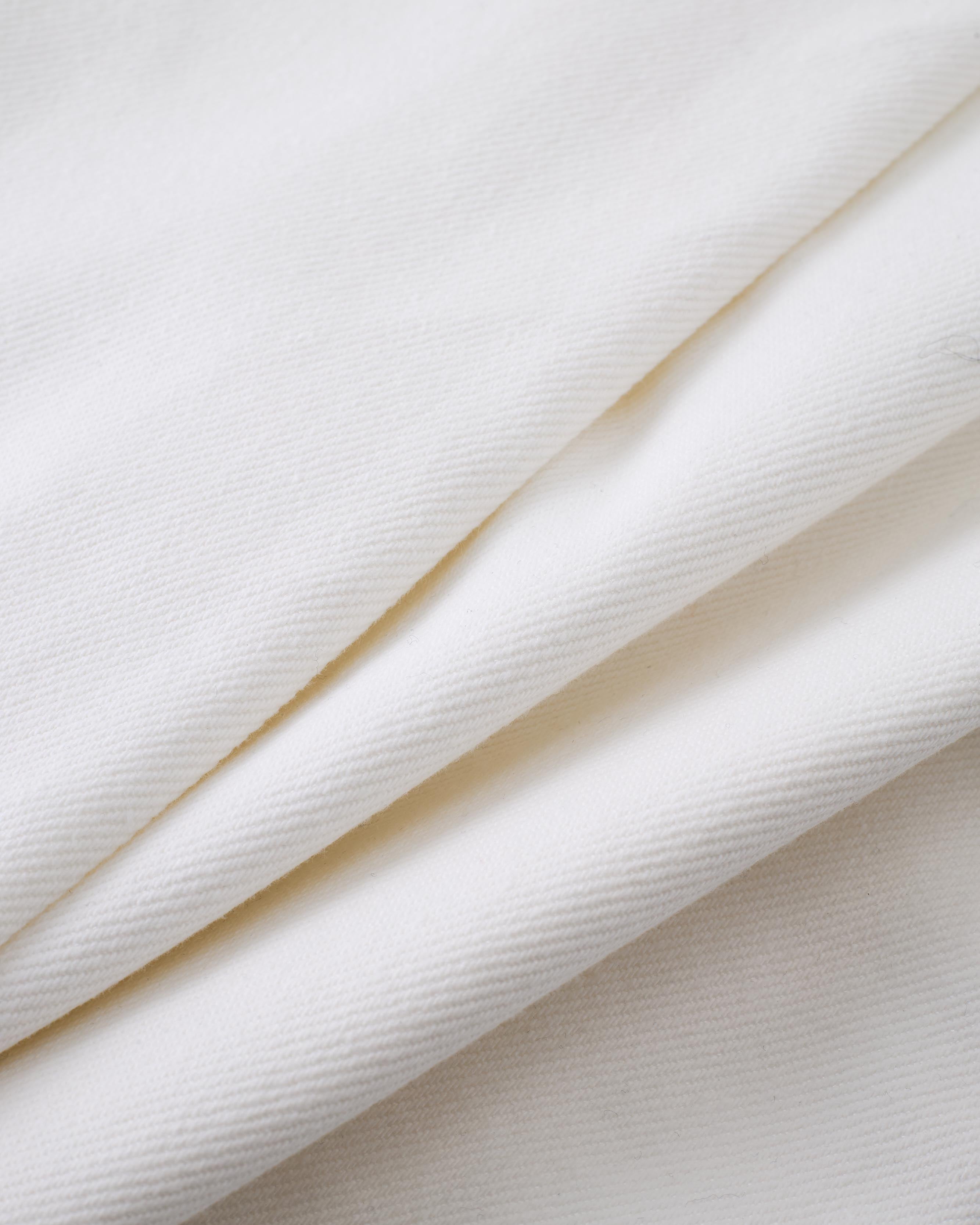 Low Rise Straight White Jeans