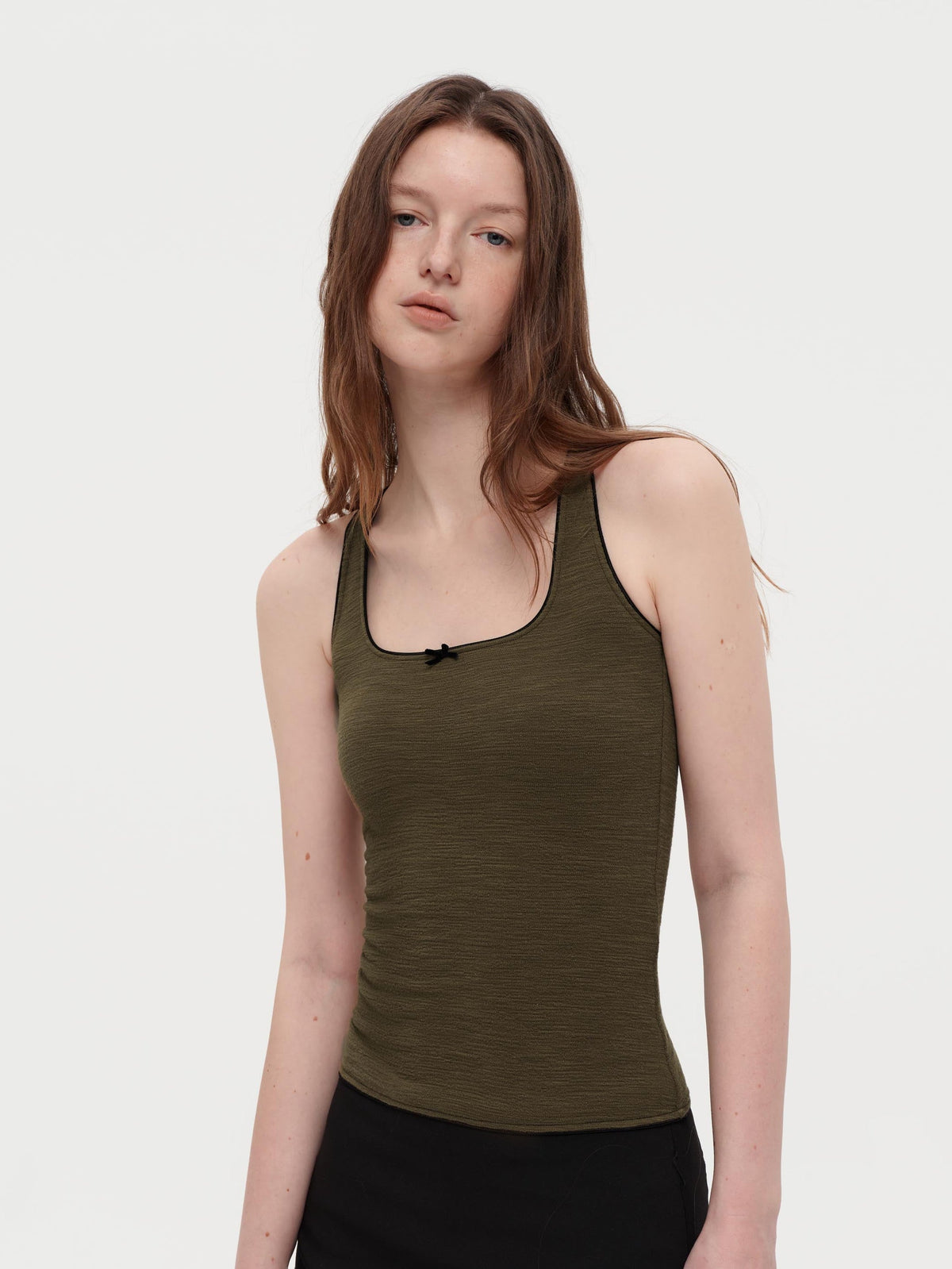 Color-Block Bow Tank Top