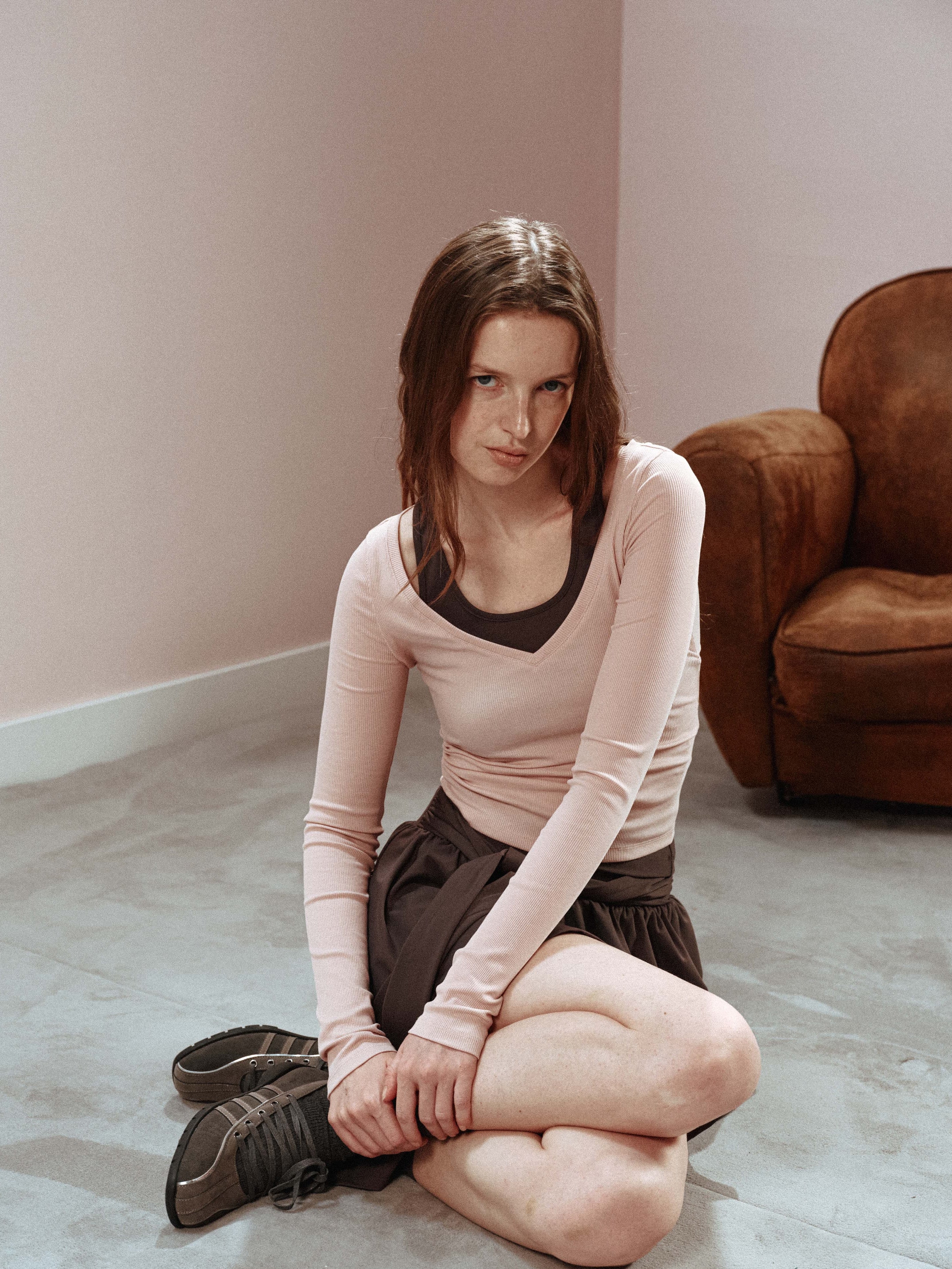 Layered Lyocell Halter Set