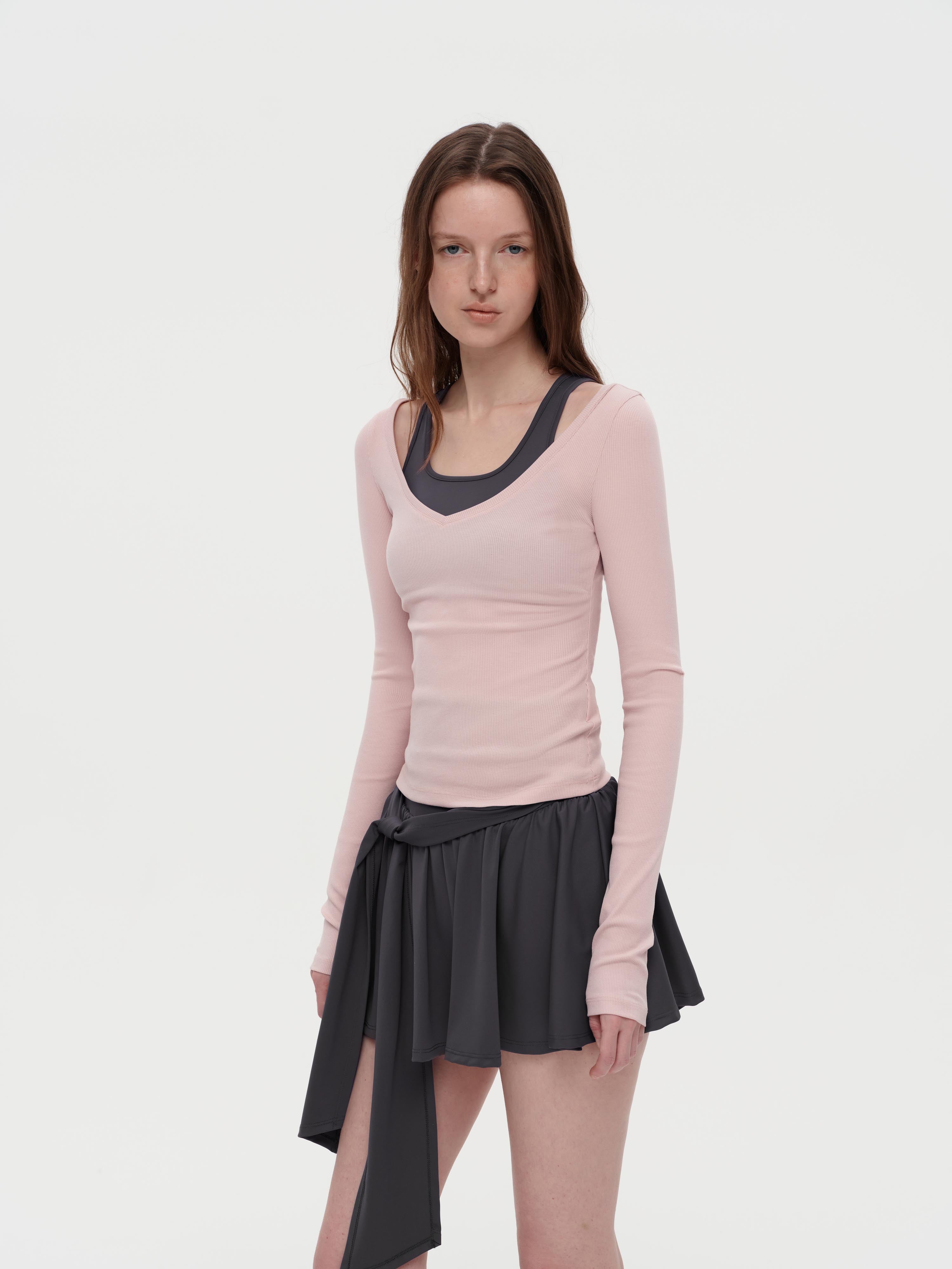 Layered Lyocell Halter Set