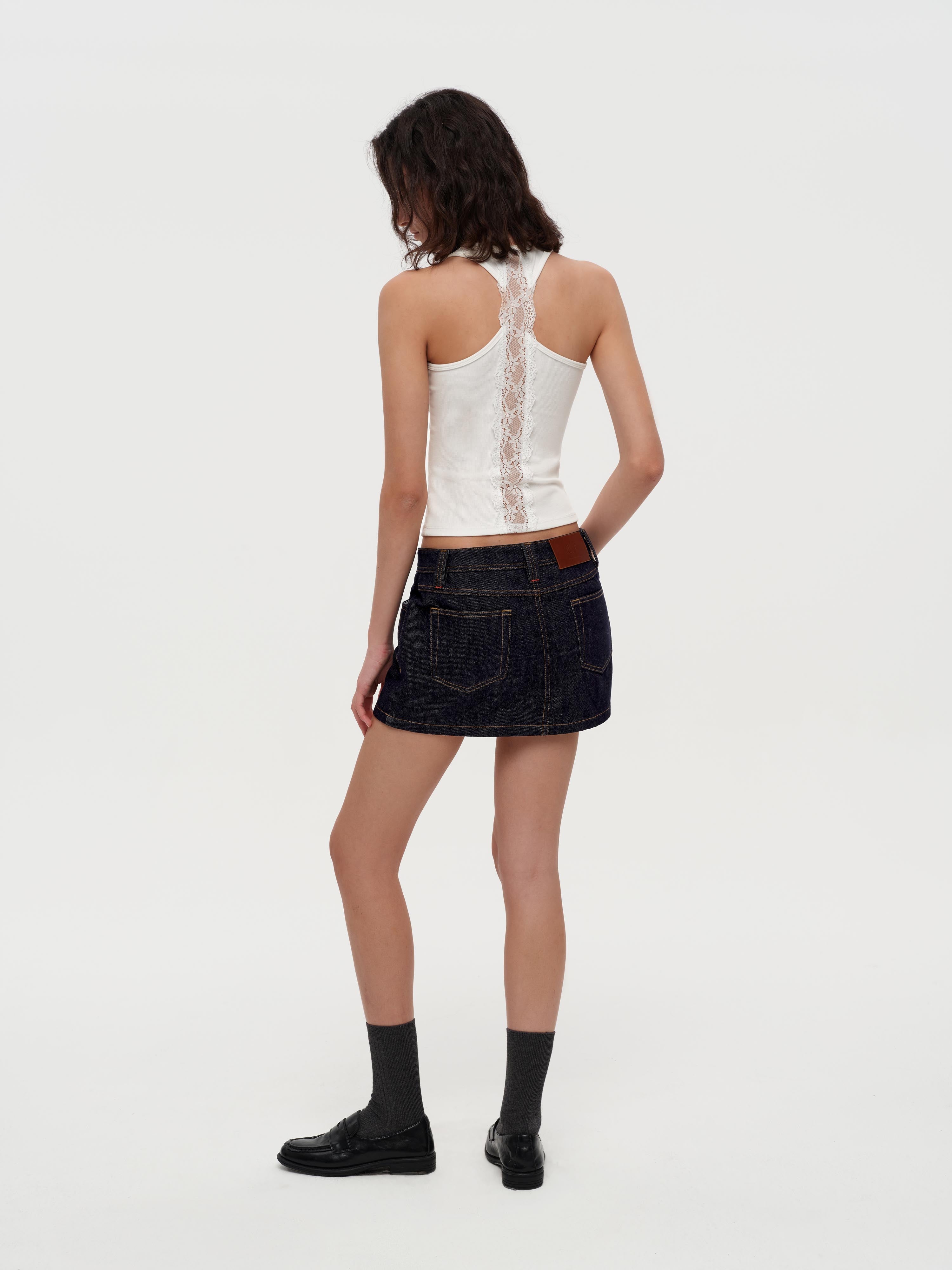 Lace Back Tank