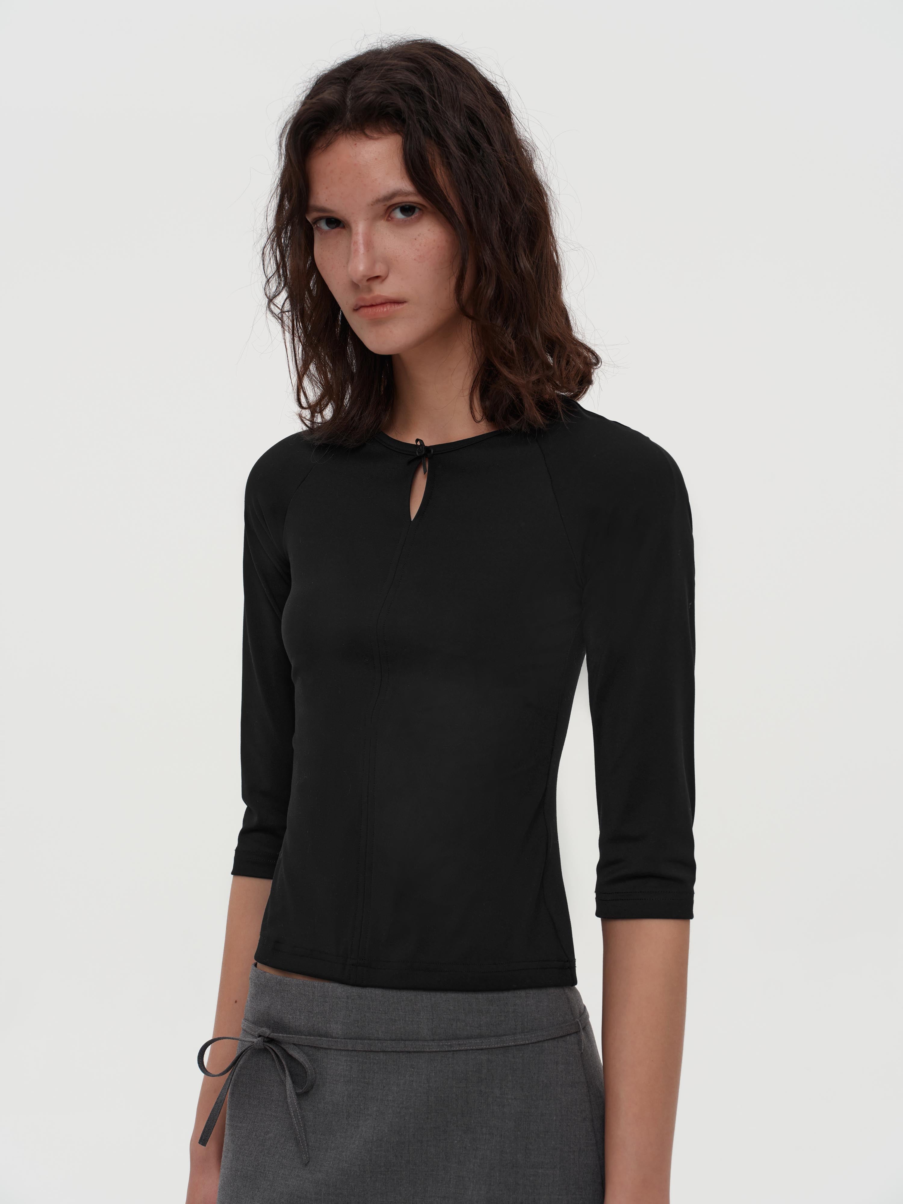 Pearl Keyhole Top