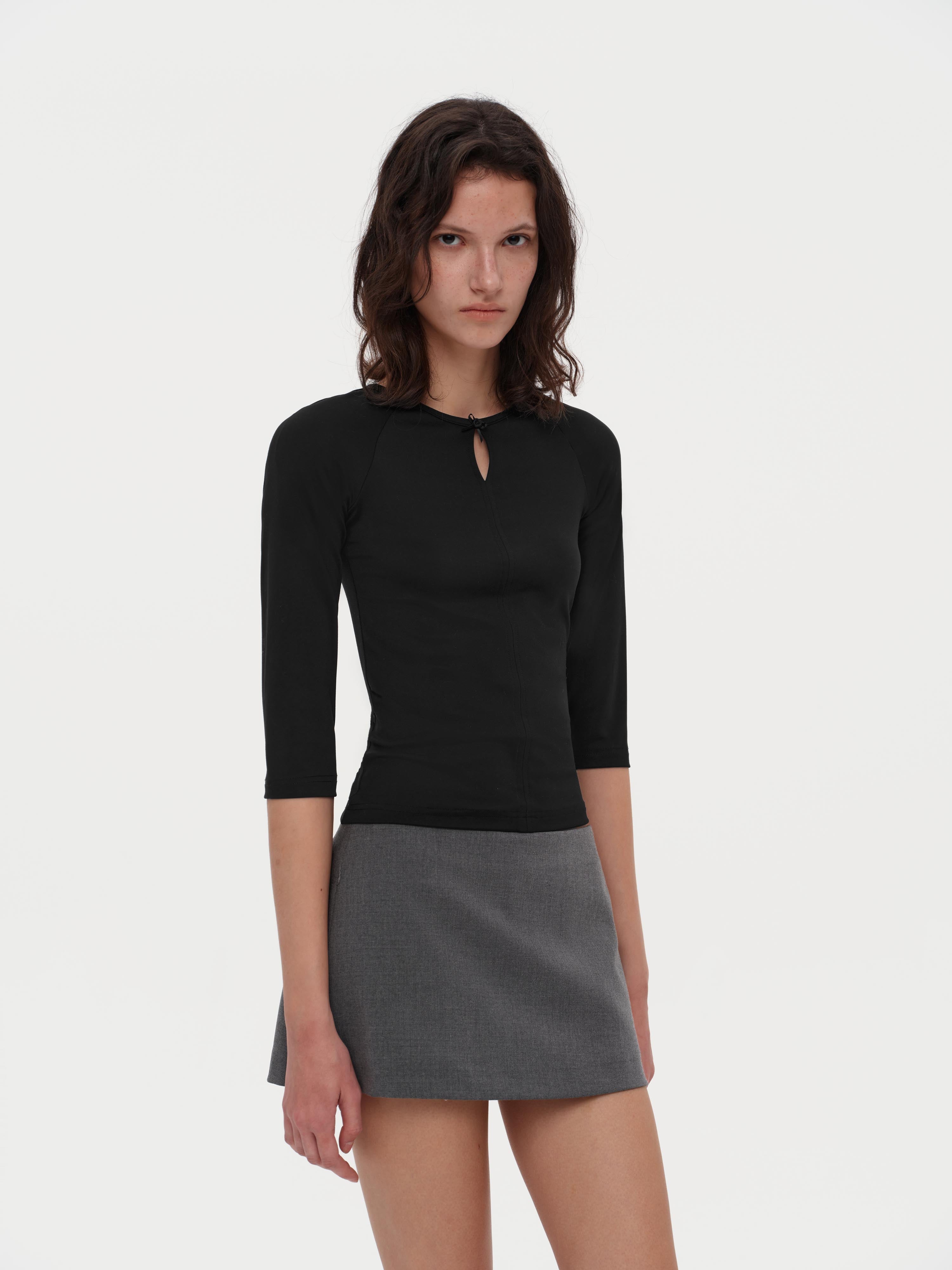 Pearl Keyhole Top
