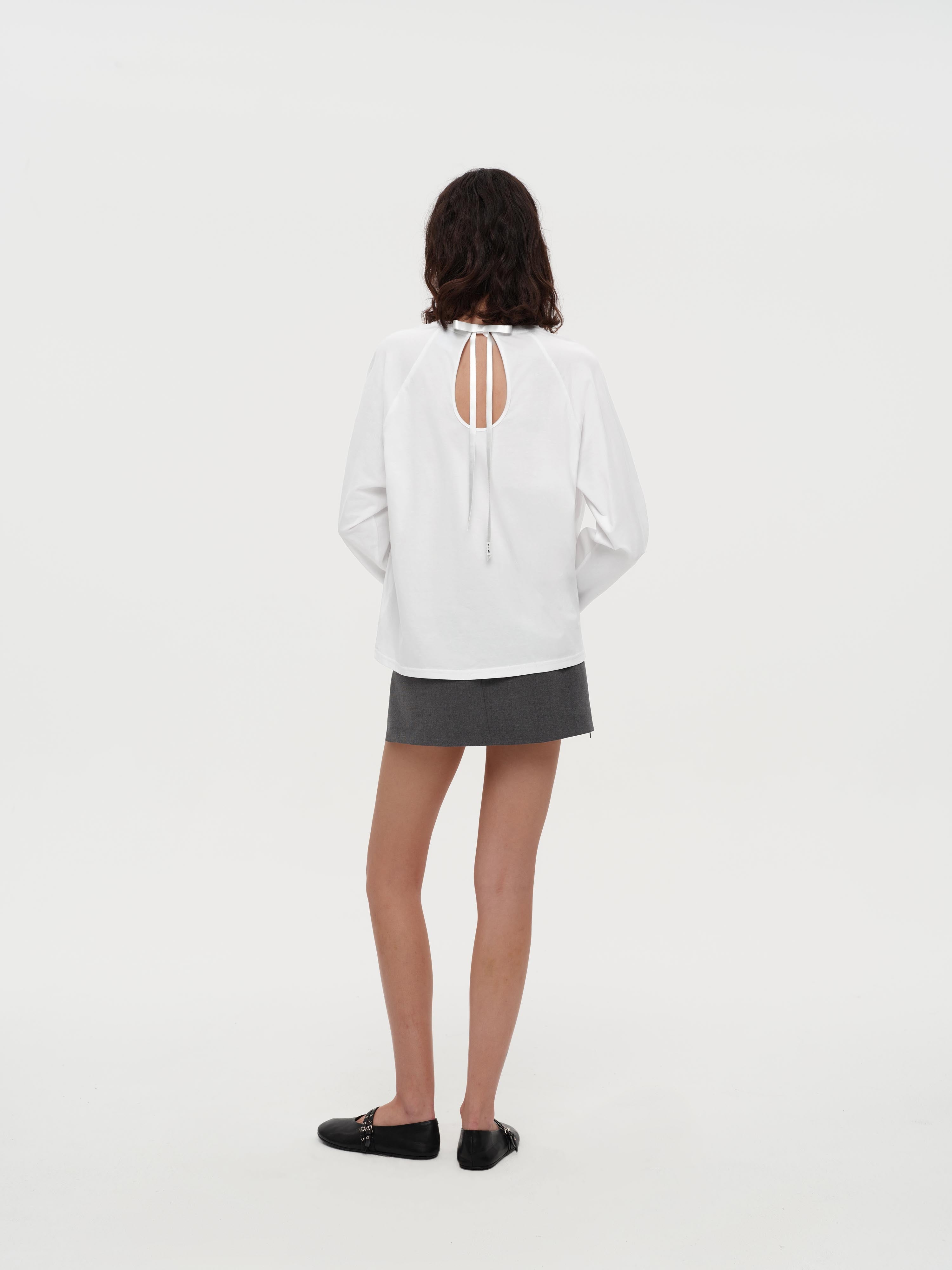 The Bow Back Layer Top