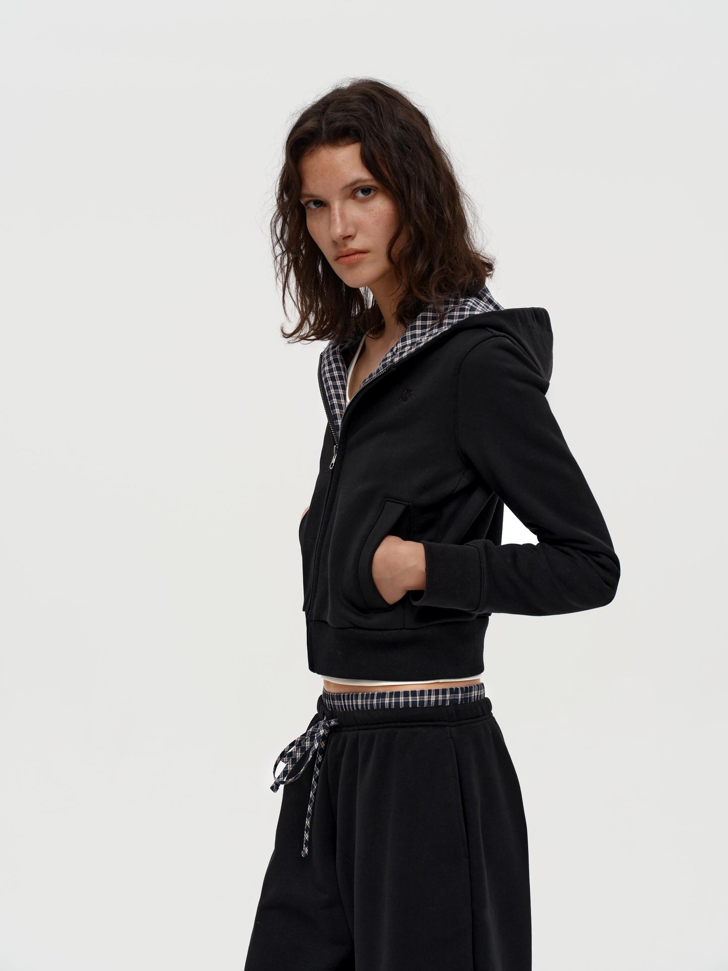 Gray Zip-Up Hoodie