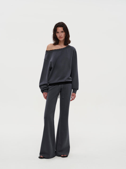 Off-shoulder Sweatshirt