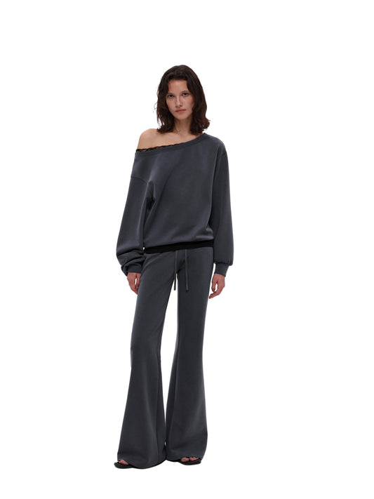 Off-shoulder Sweatshirt