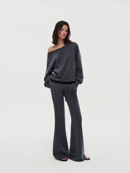 Off-shoulder Sweatshirt