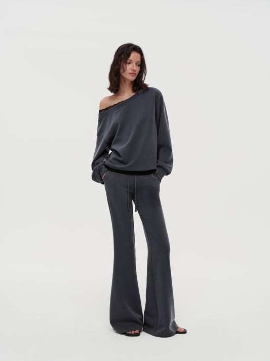 Off-shoulder Sweatshirt
