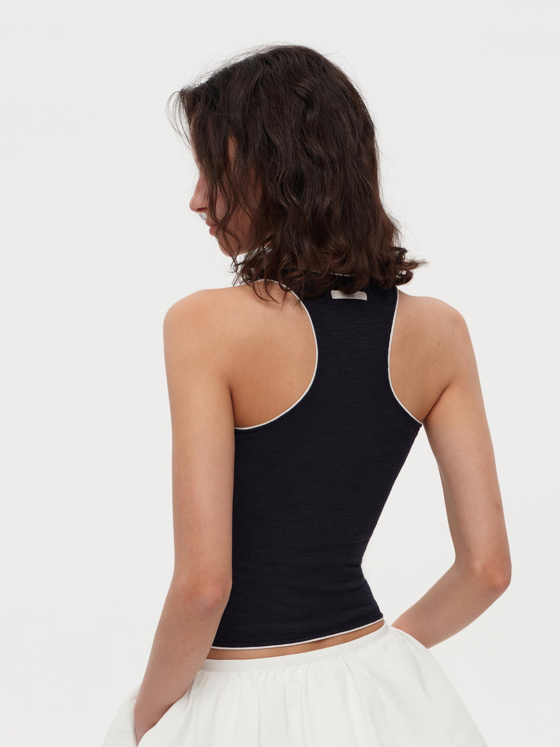 Color-Block Bow Tank Top