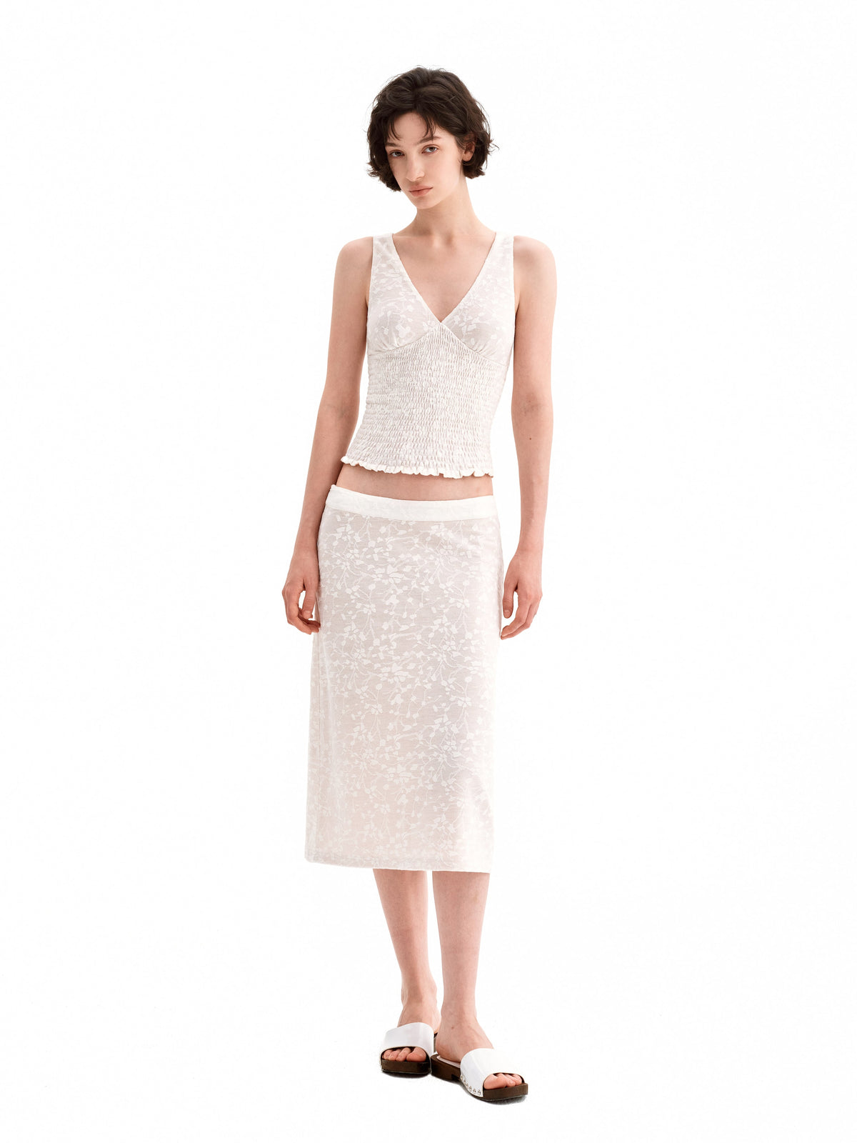 Jacquard Textured  Tank