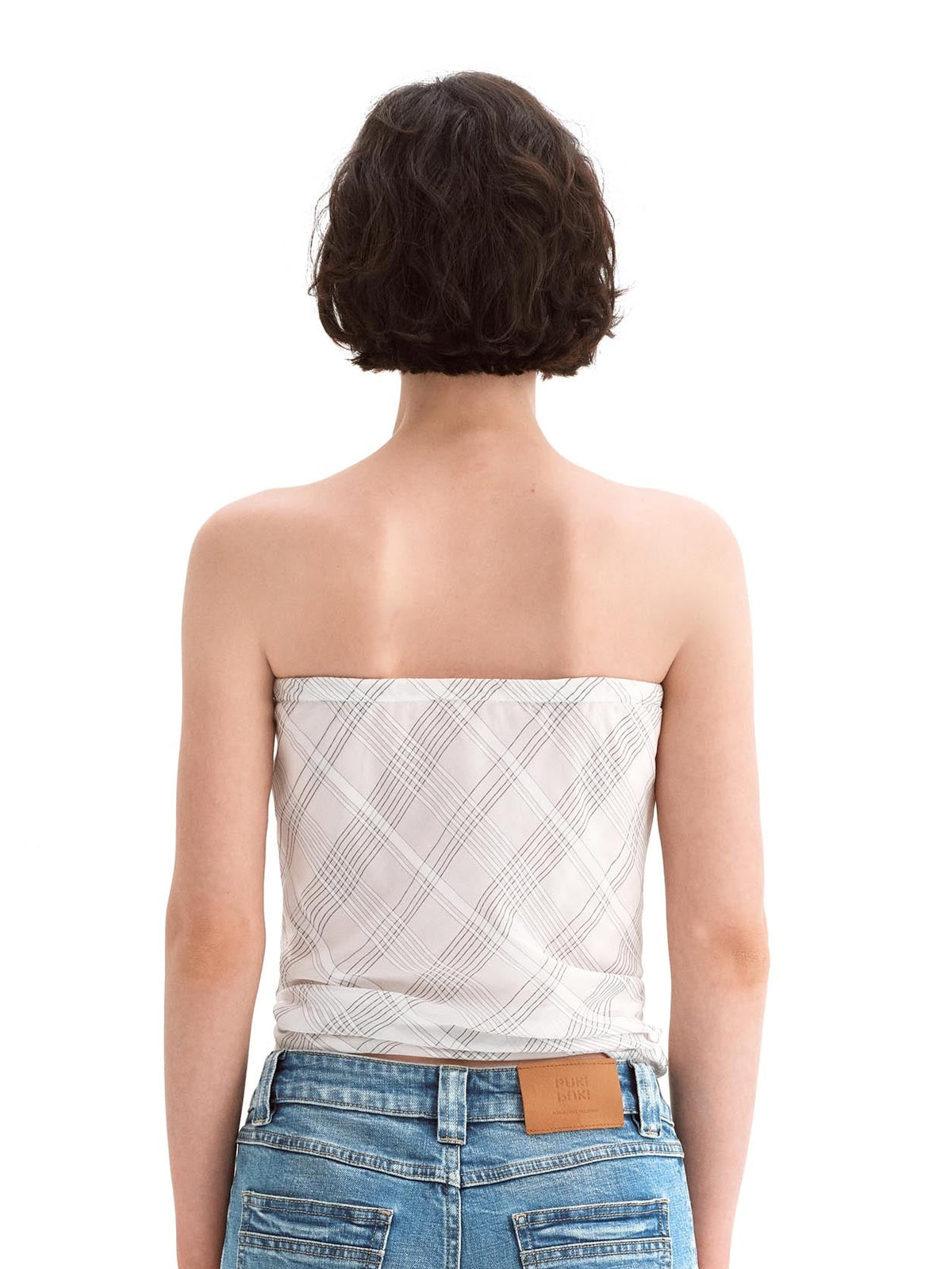 Sheer Textured Off-Shoulder Top