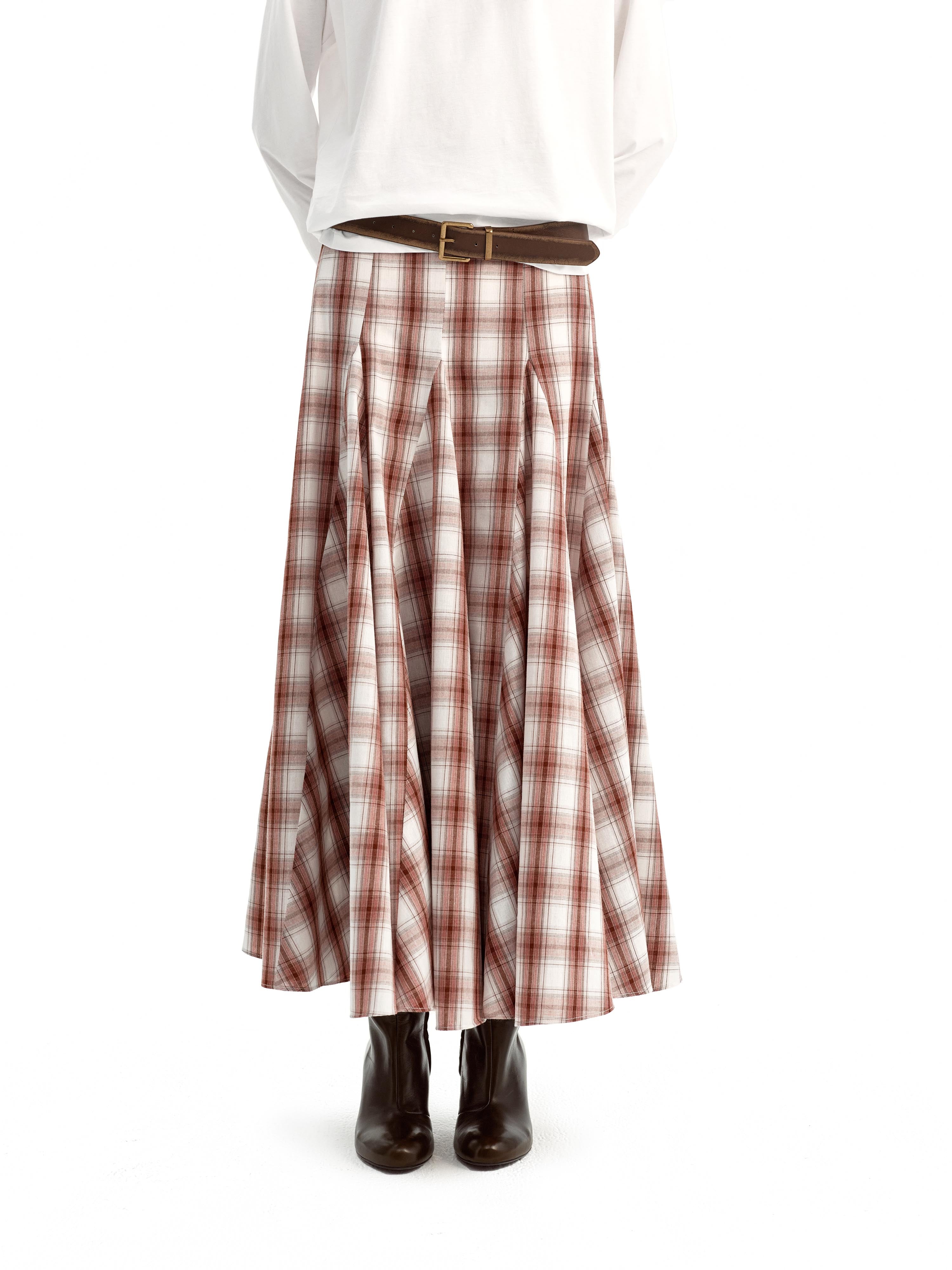 The Swing Plaid Skirt
