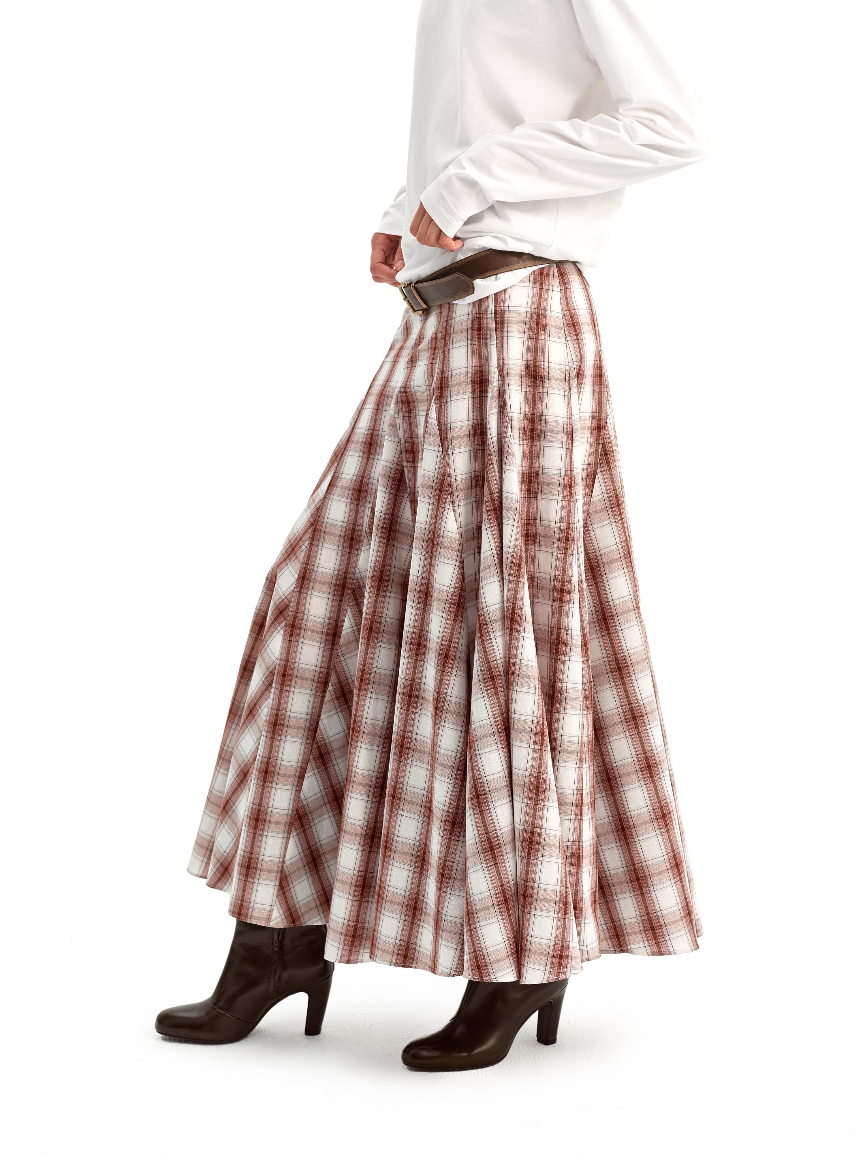 The Swing Plaid Skirt