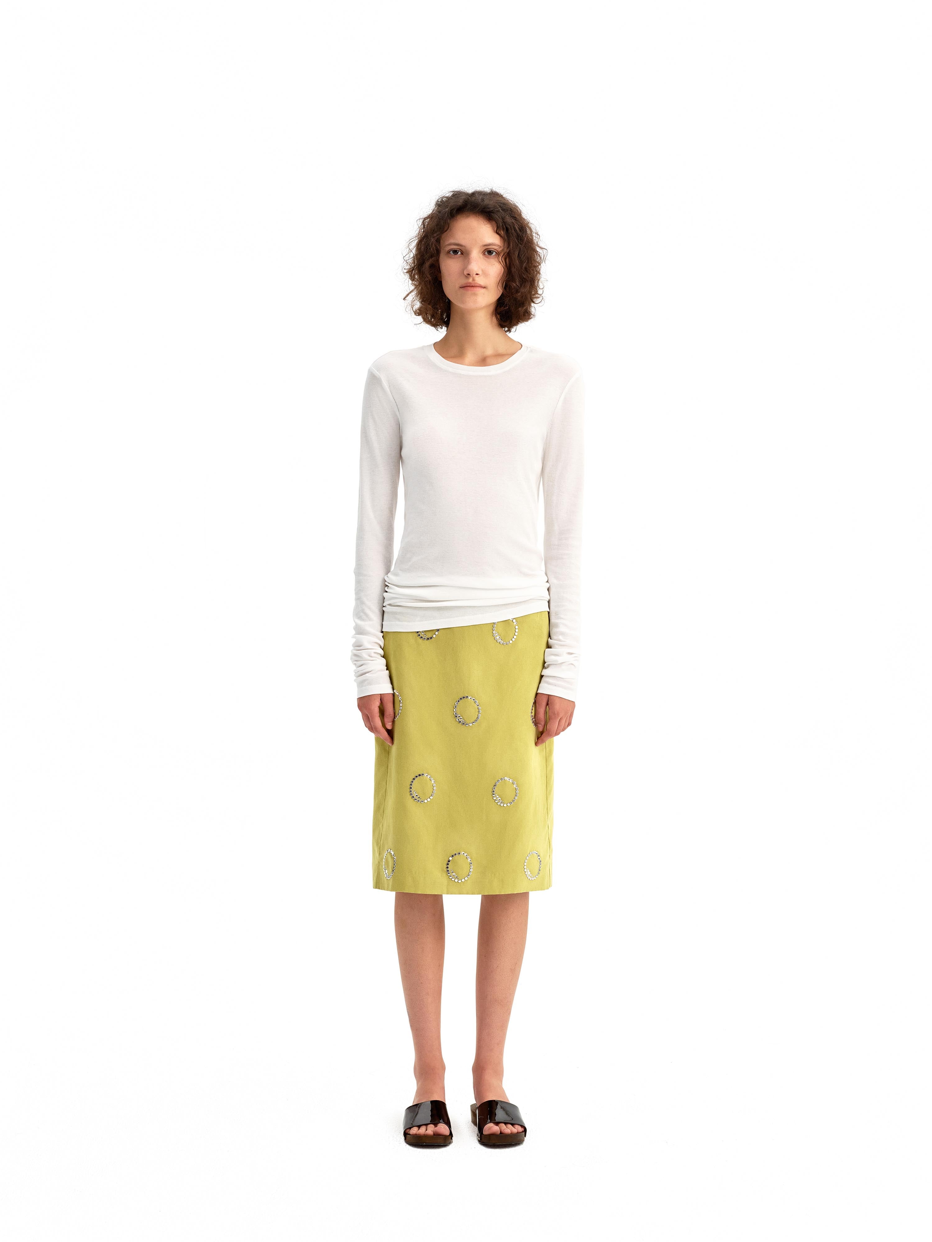The Circle Stud Skirt