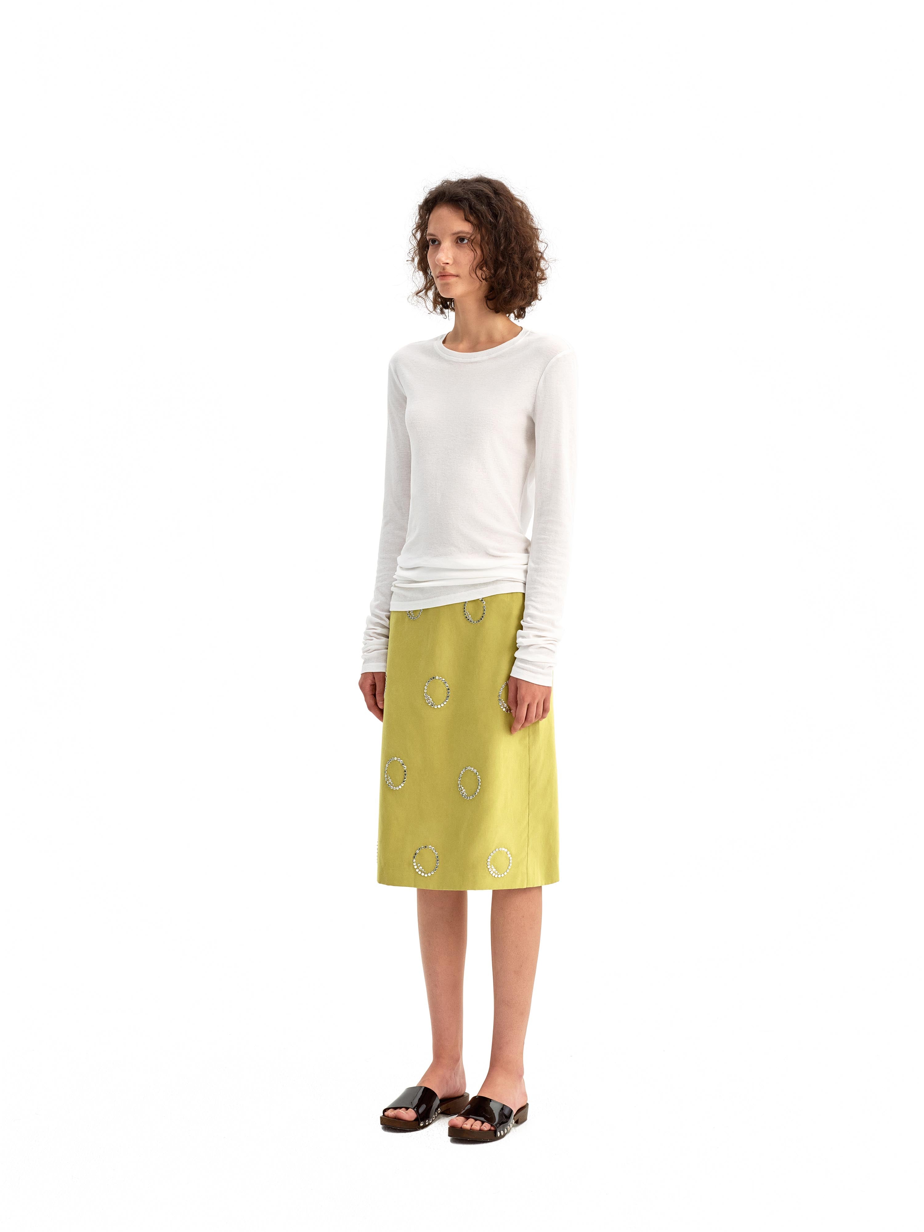 The Circle Stud Skirt
