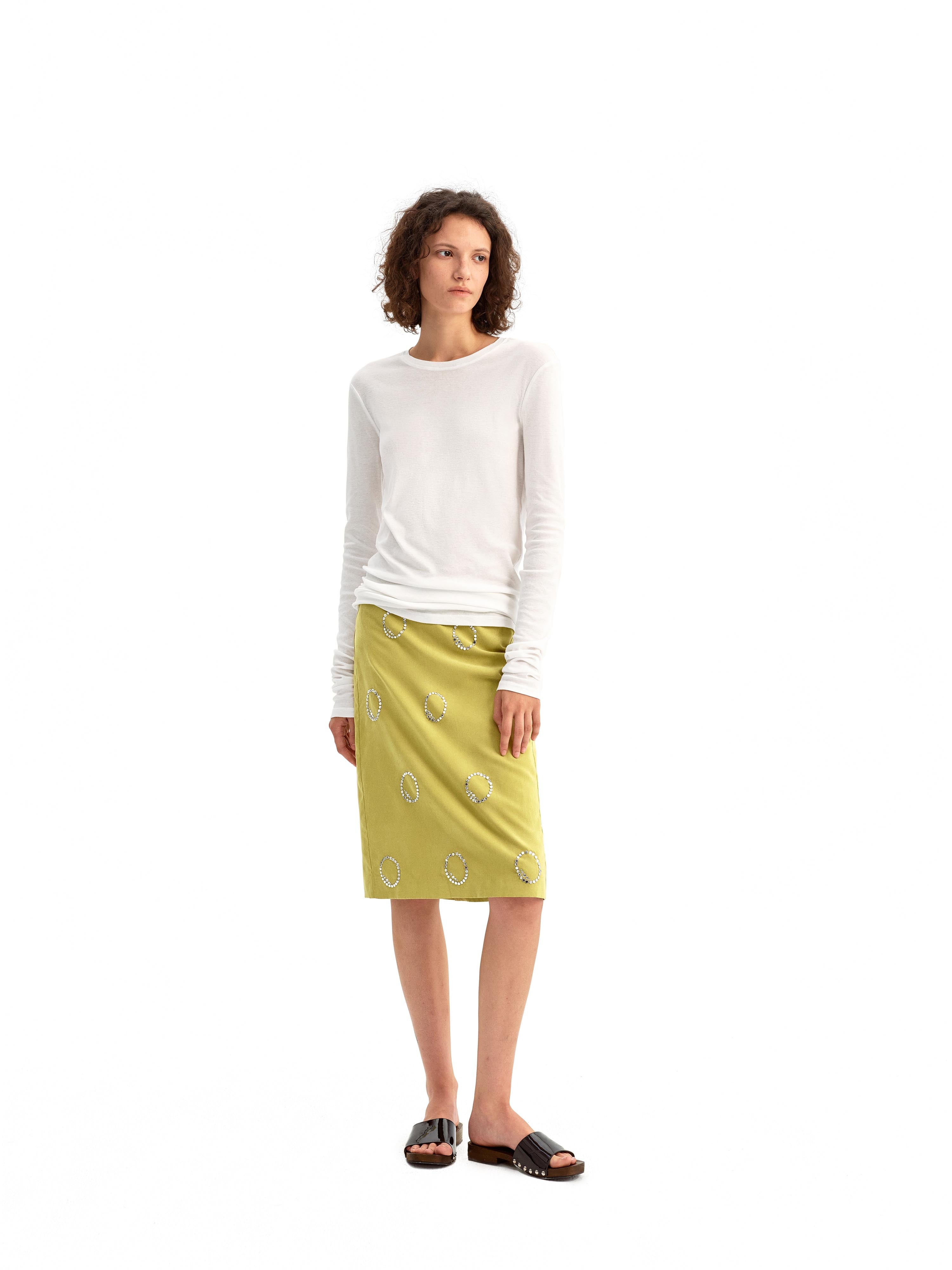 The Circle Stud Skirt