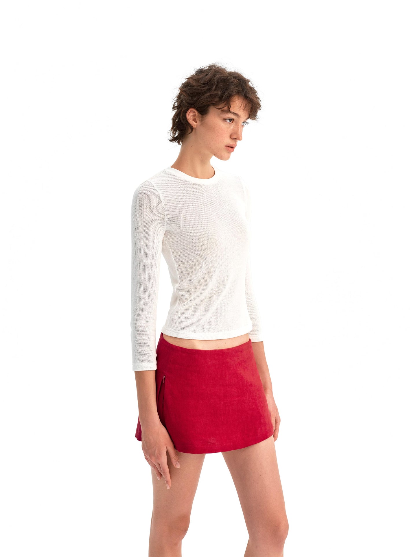Mid-Sleeve Top