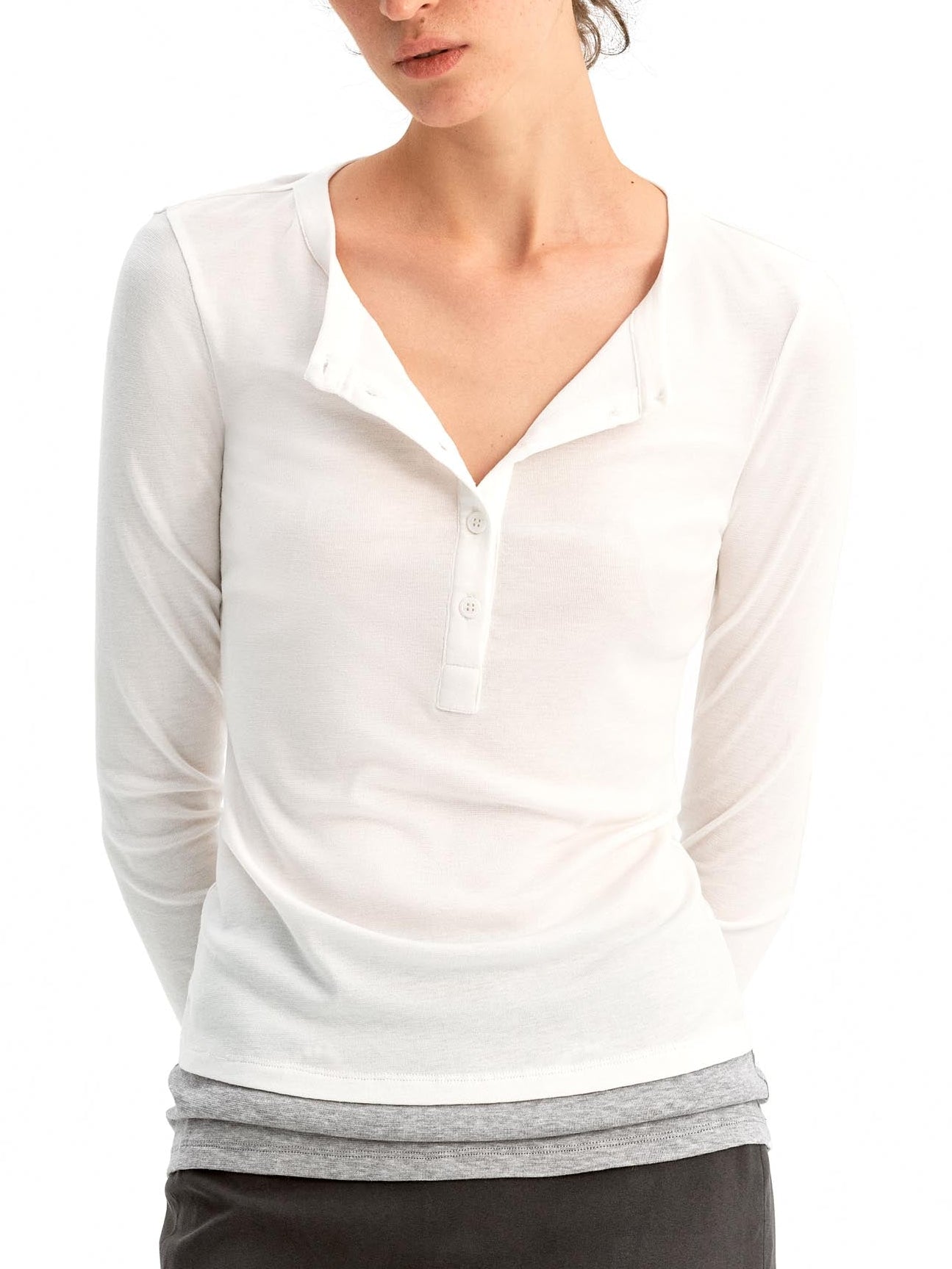 The Layered Henley Tee