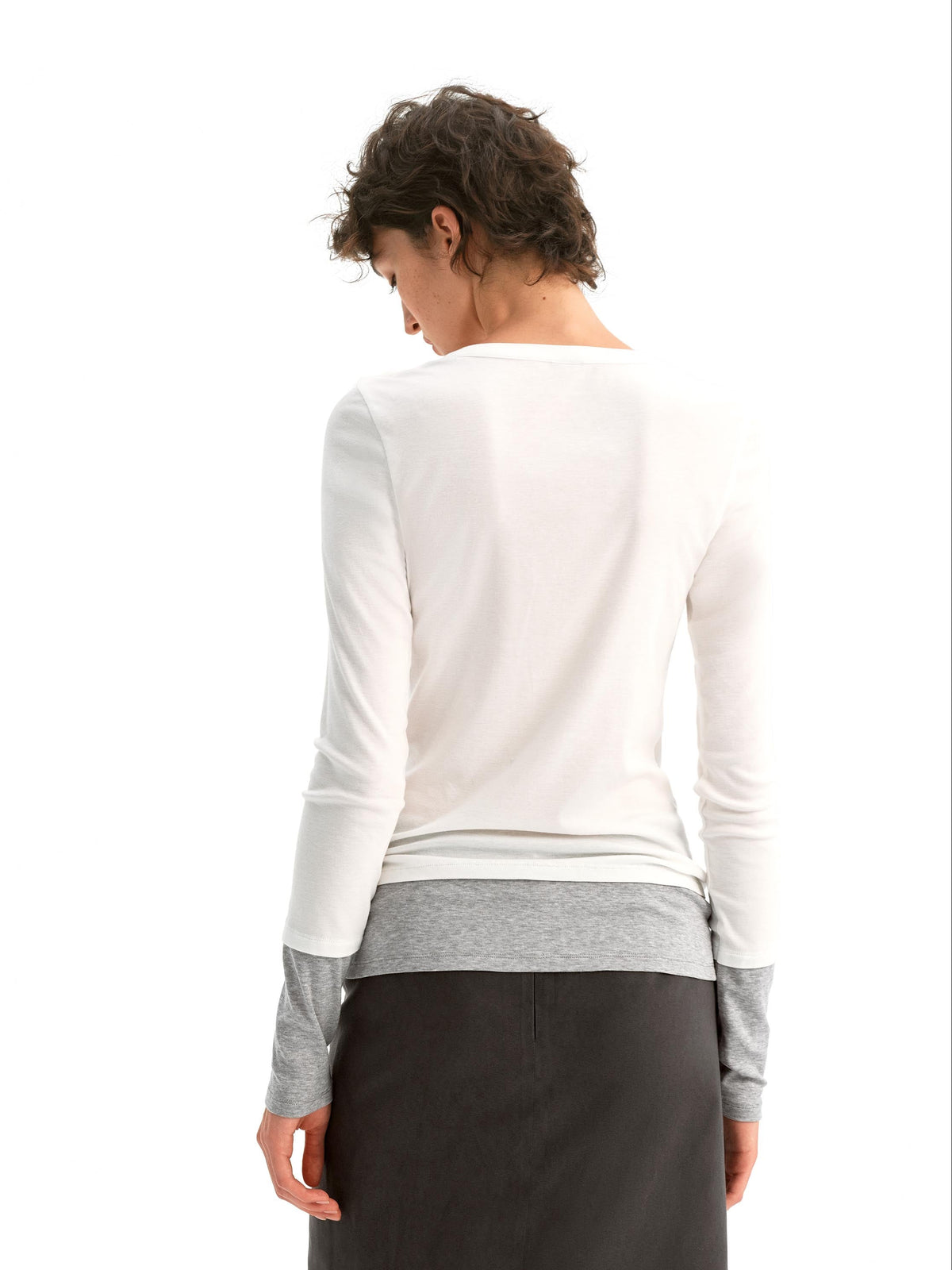 The Layered Henley Tee