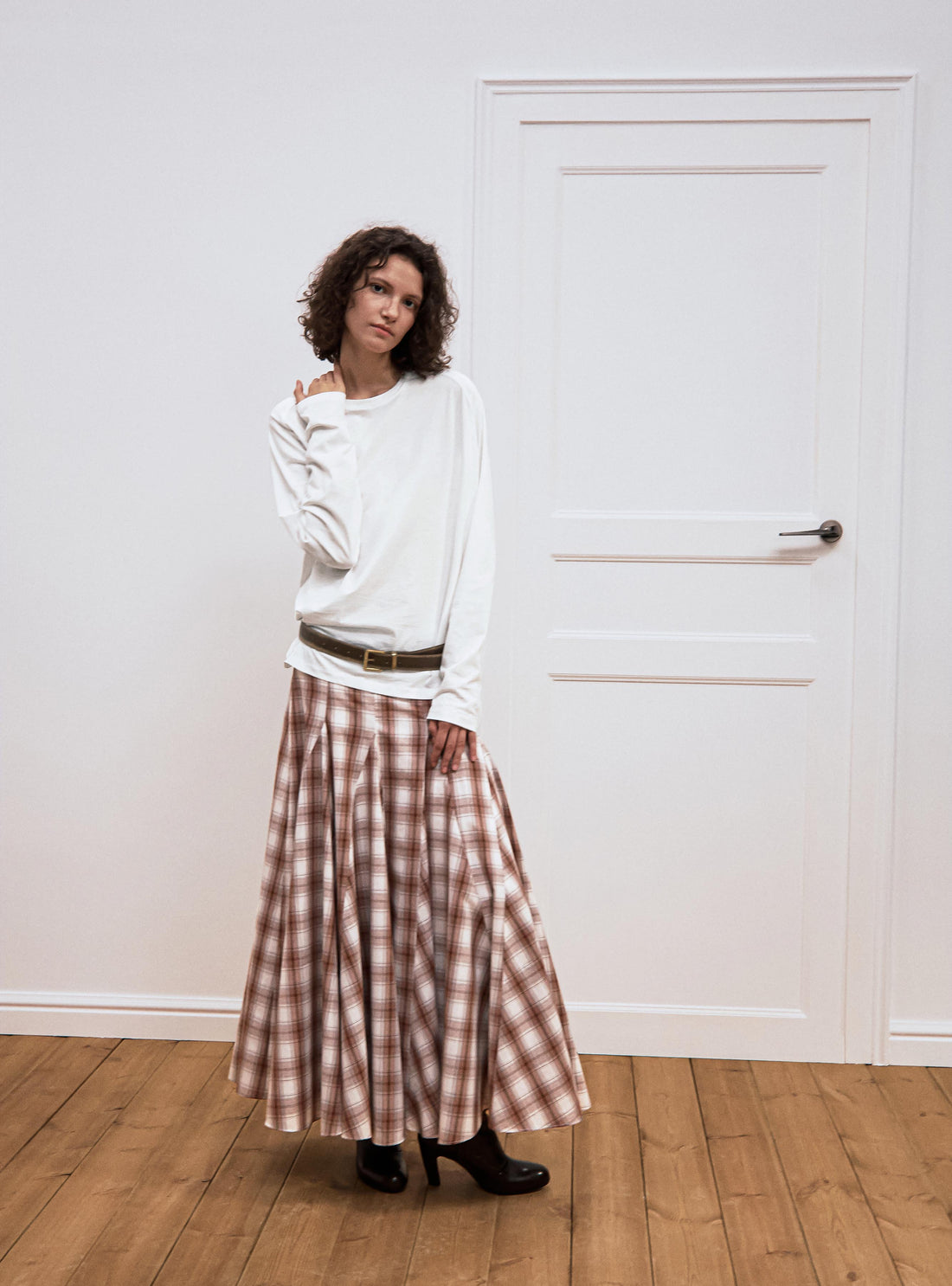 The Swing Plaid Skirt