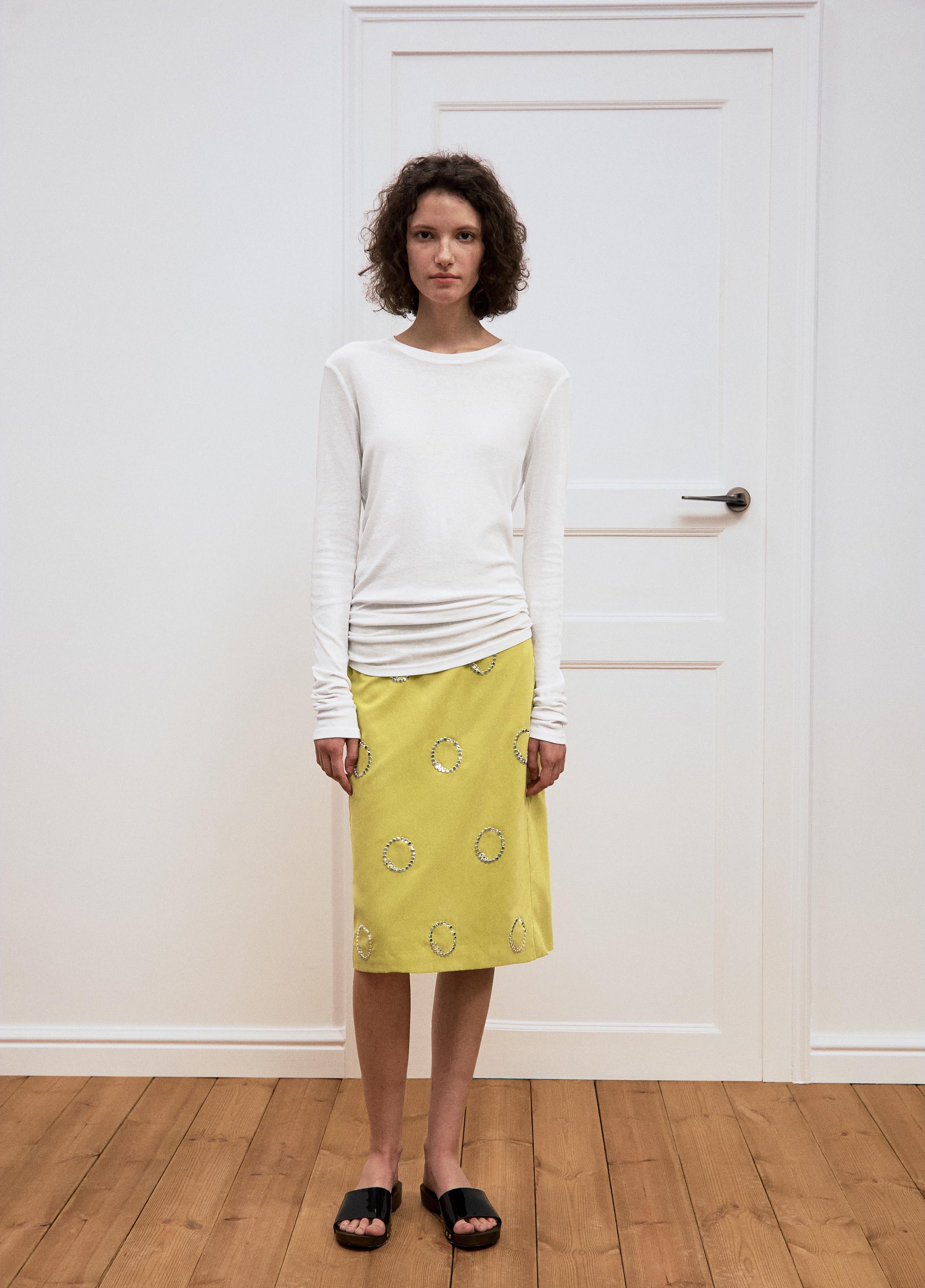 The Circle Stud Skirt
