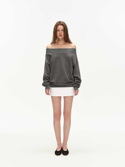 Cashmere Off-Shoulder Top