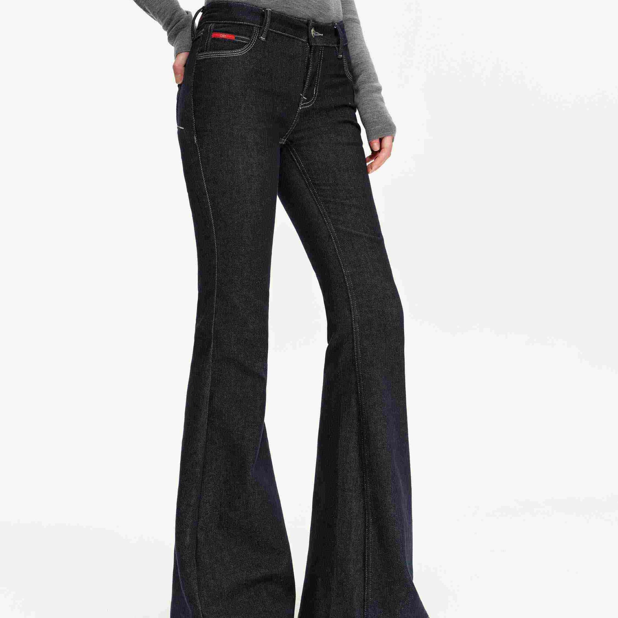 Navy Flare Jeans