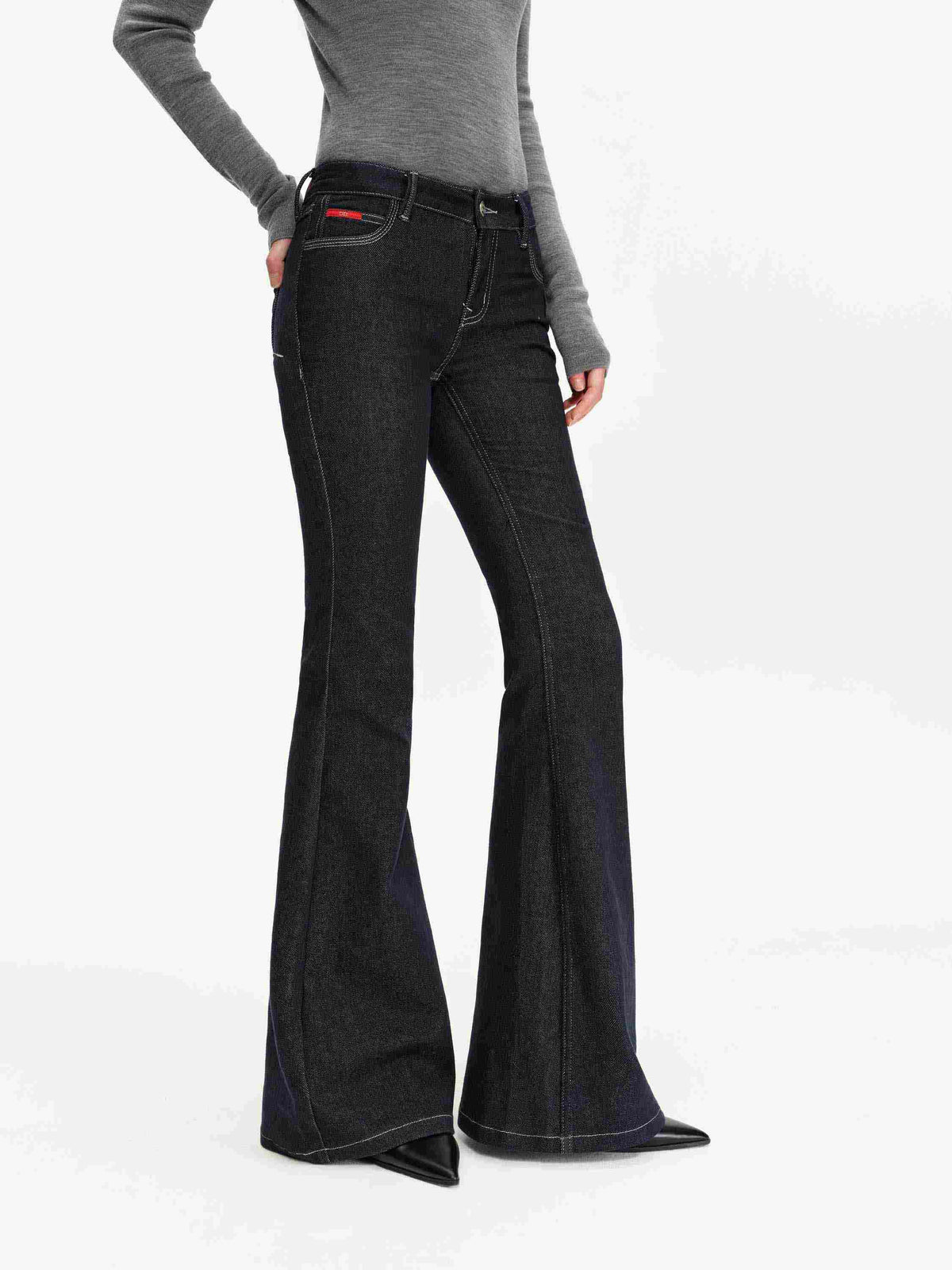 Classic Flared Denim Jeans