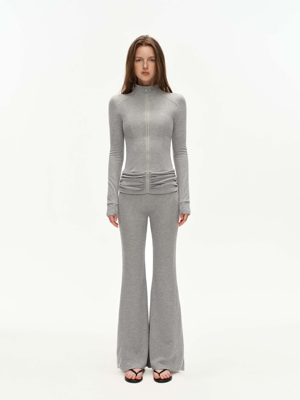 Sculpted Fit Zip-Up Jacket