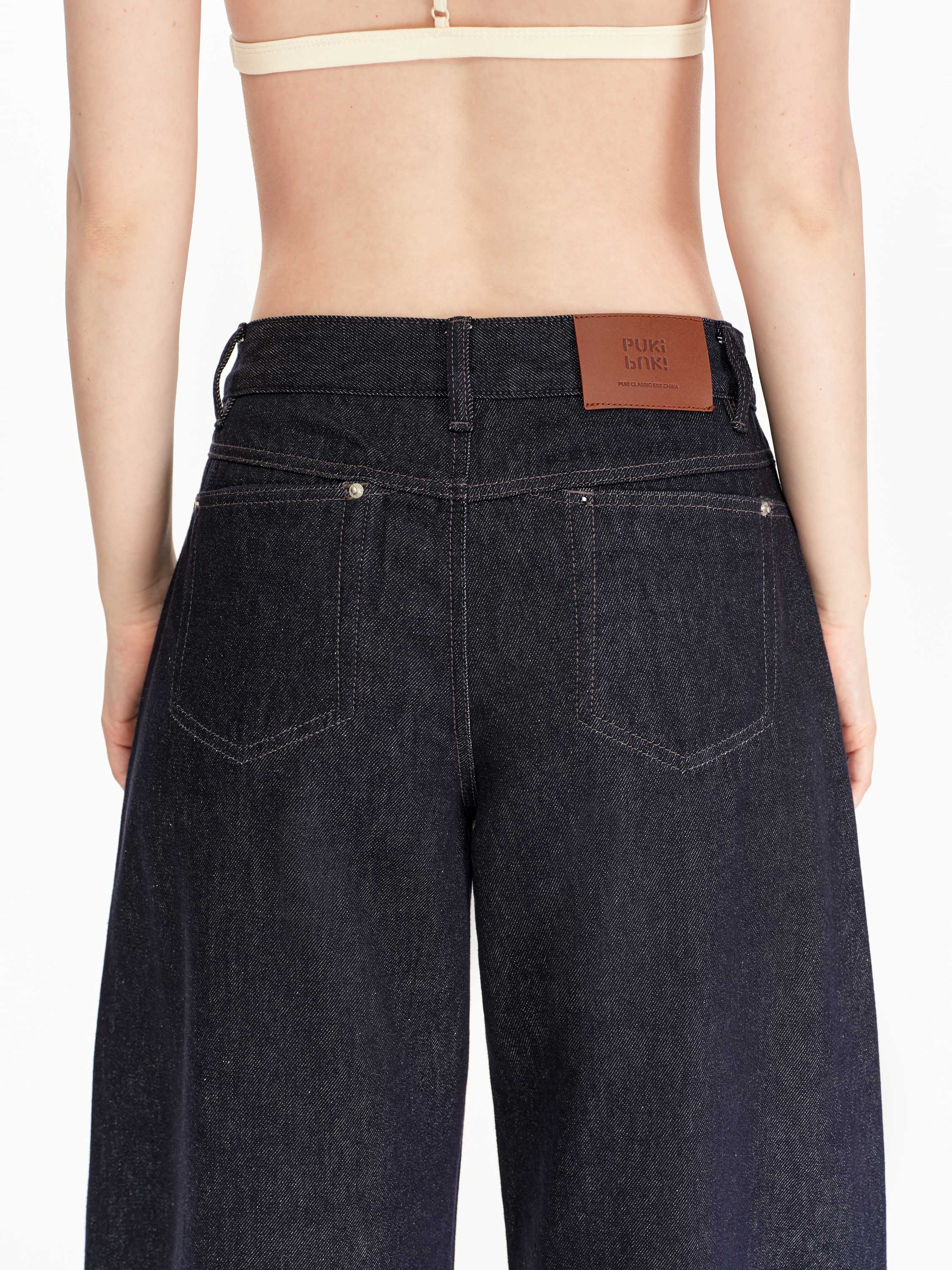 Indigo Round Jeans