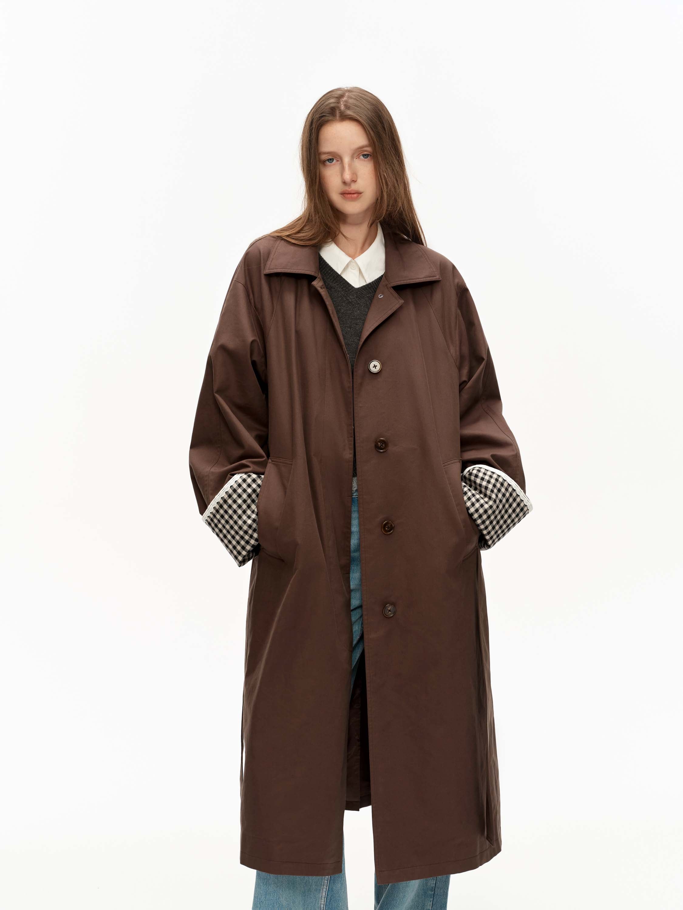 Straight-cut Long Coat